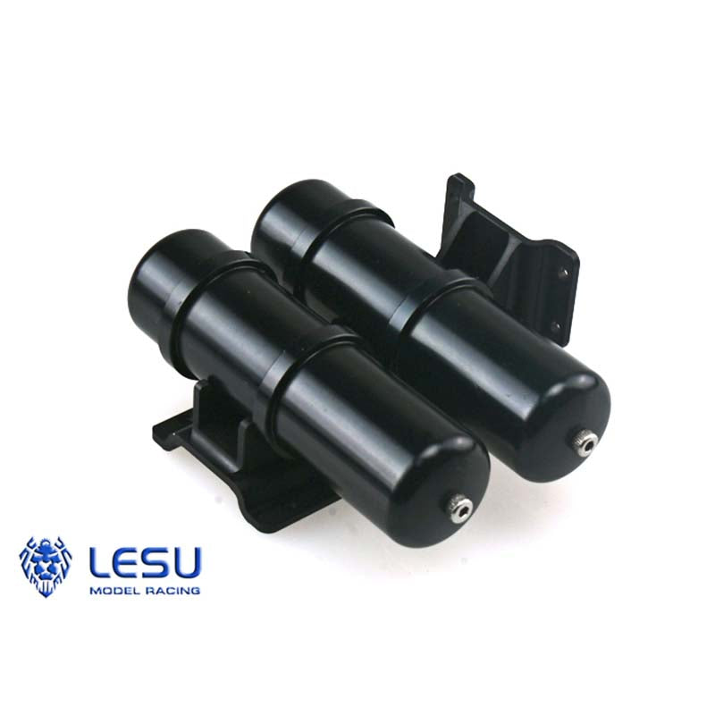 1/14 LESU700 RC Tractor Truck Metal Bumper & Wheel Carrier - DIY Model Dumper Accessory for RC Construction Vehicles - Perfect for Off-Road Crawling & Heavy Duty Simulation Play