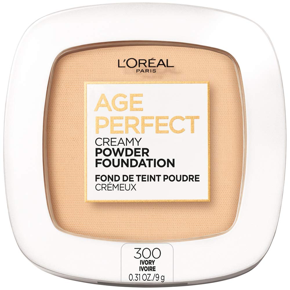 L'Oréal Paris True Match Creamy Powder Foundation - Ivory, Lightweight & Buildable Coverage for Flawless Skin | Perfect for Everyday Wear & Special Occasions