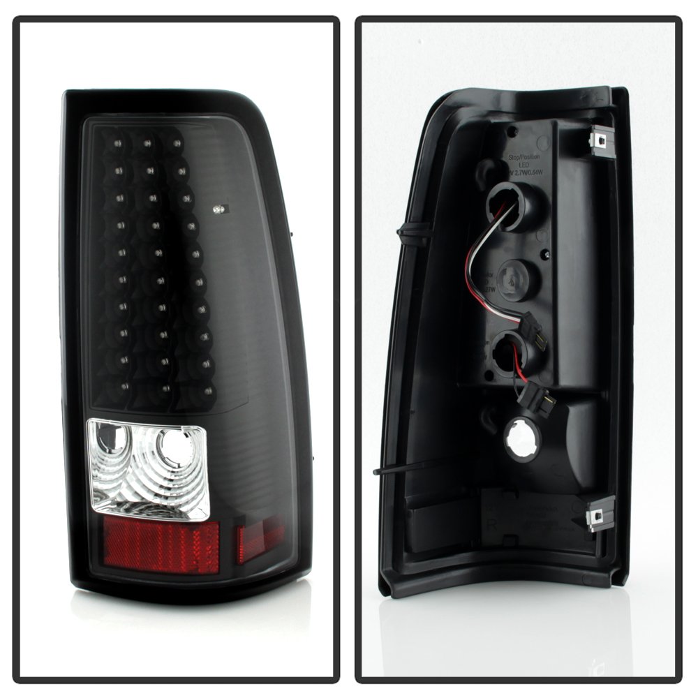 Euro LED Style Tail Lights for Chevy Silverado 1500/2500/3500 & GMC Sierra 1500/2500/3500 (1999-2006) - Brake Lights, Rear Lamps - Upgrade for Night Driving & Enhanced Safety