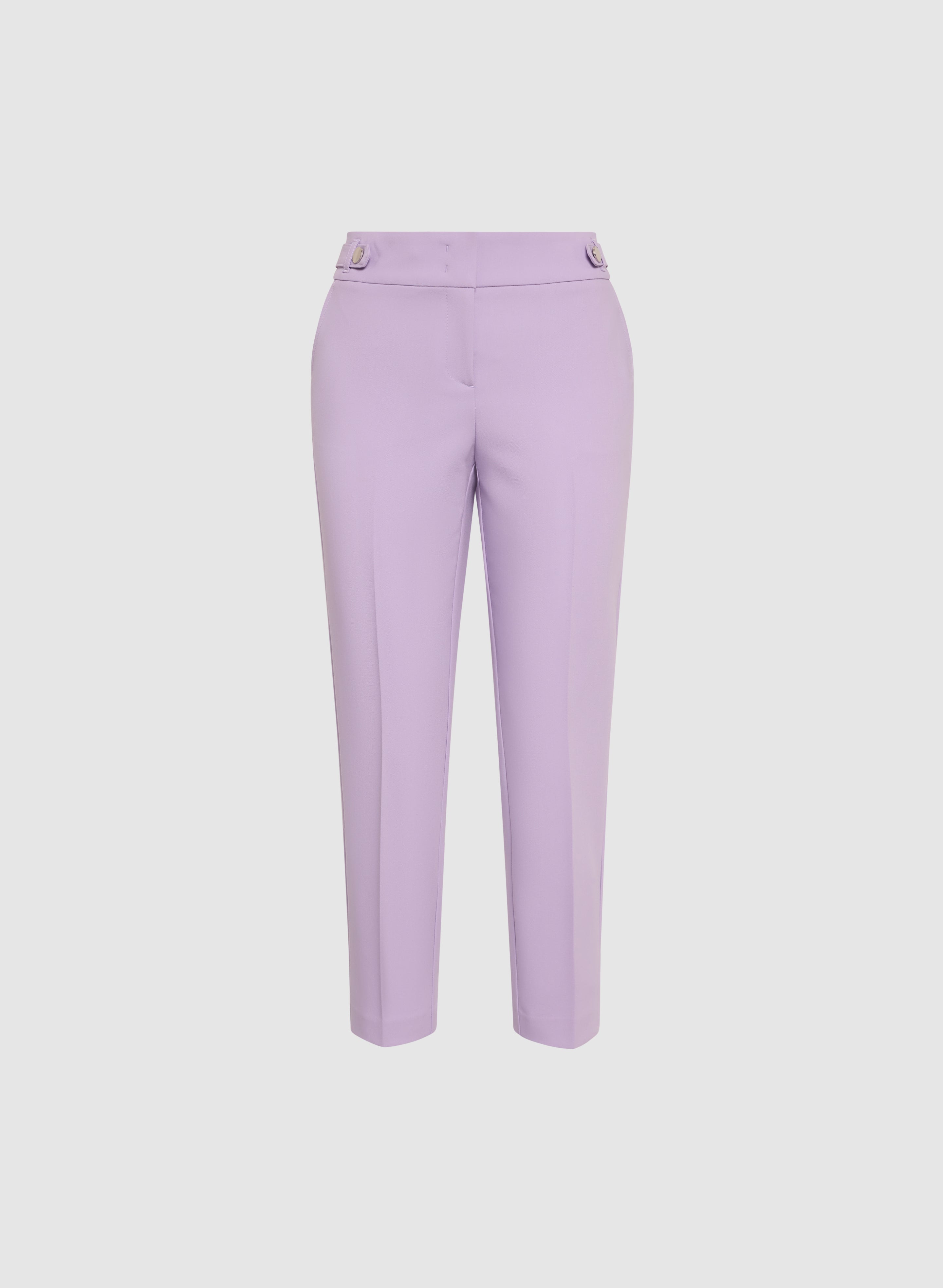 Emma Slim Leg Pants for Women - High Waisted Stretchy Work Pants - Comfortable Office & Business Casual Trousers for Professional Wear
