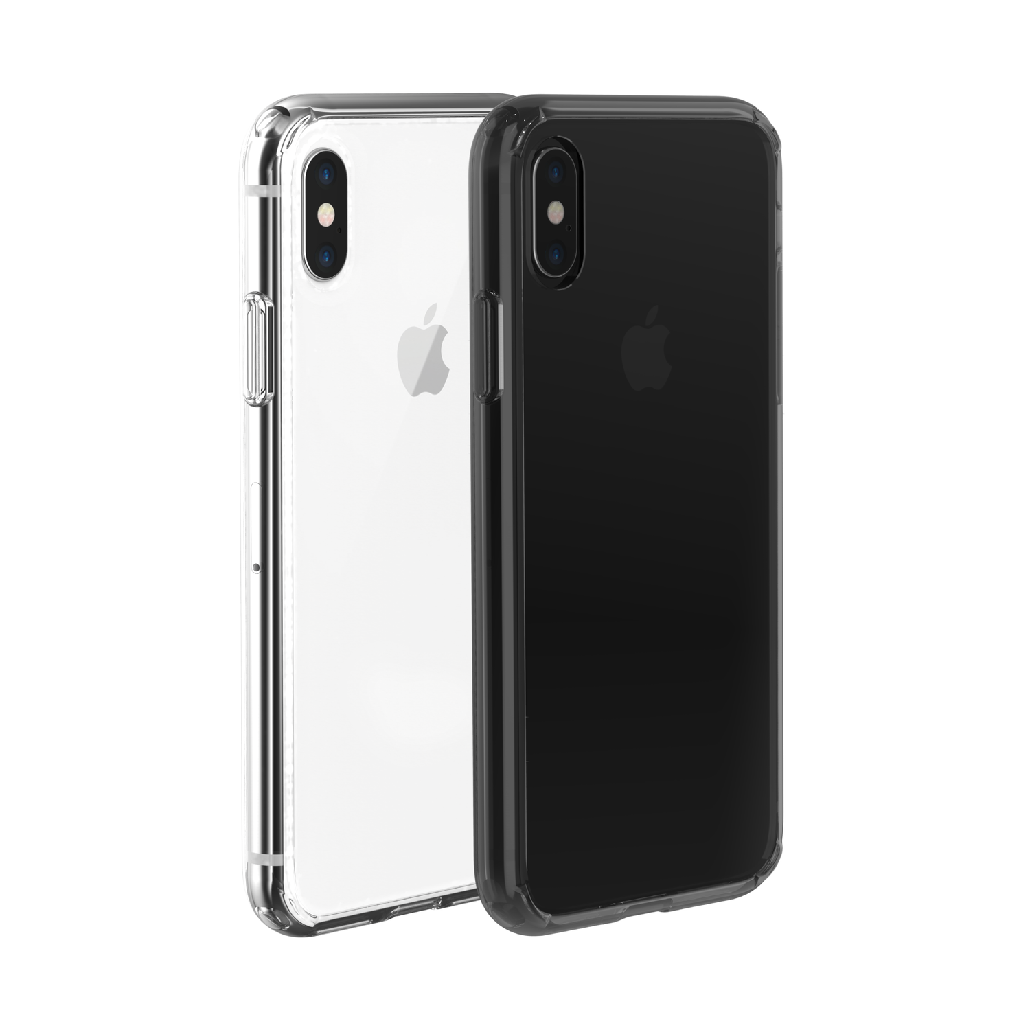 Premium TENC Air Slim Bumper Clear Case with Air Cushions for iPhone XS Max/XS/X - Ultra-Thin Protective Cover for Everyday Use & Travel