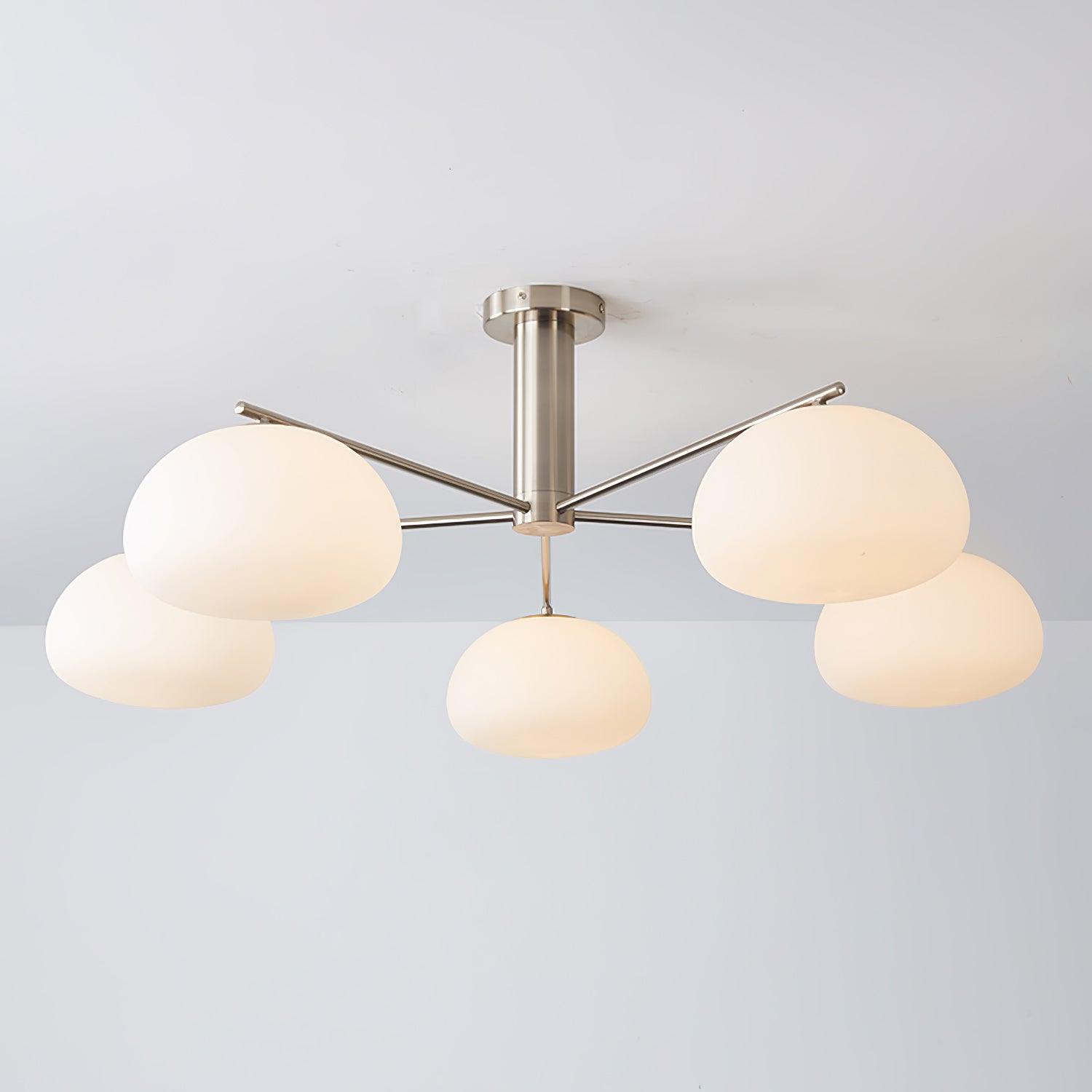 Briette Crystal Chandelier - Modern Elegant Ceiling Light Fixture for Dining Room, Living Room & Bedroom | Perfect for Home Decor & Wedding Venues