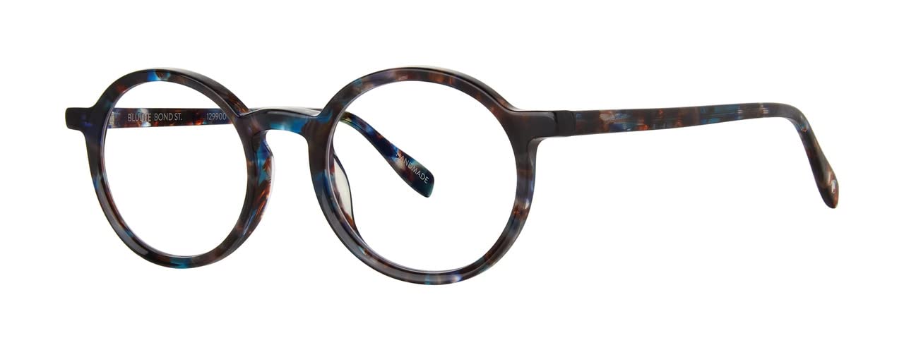 Scojo New York Lightweight Handmade Round Reading Glasses for Men & Women - Anti-Scratch Lenses - Perfect for Reading, Office Work & Outdoor Activities
