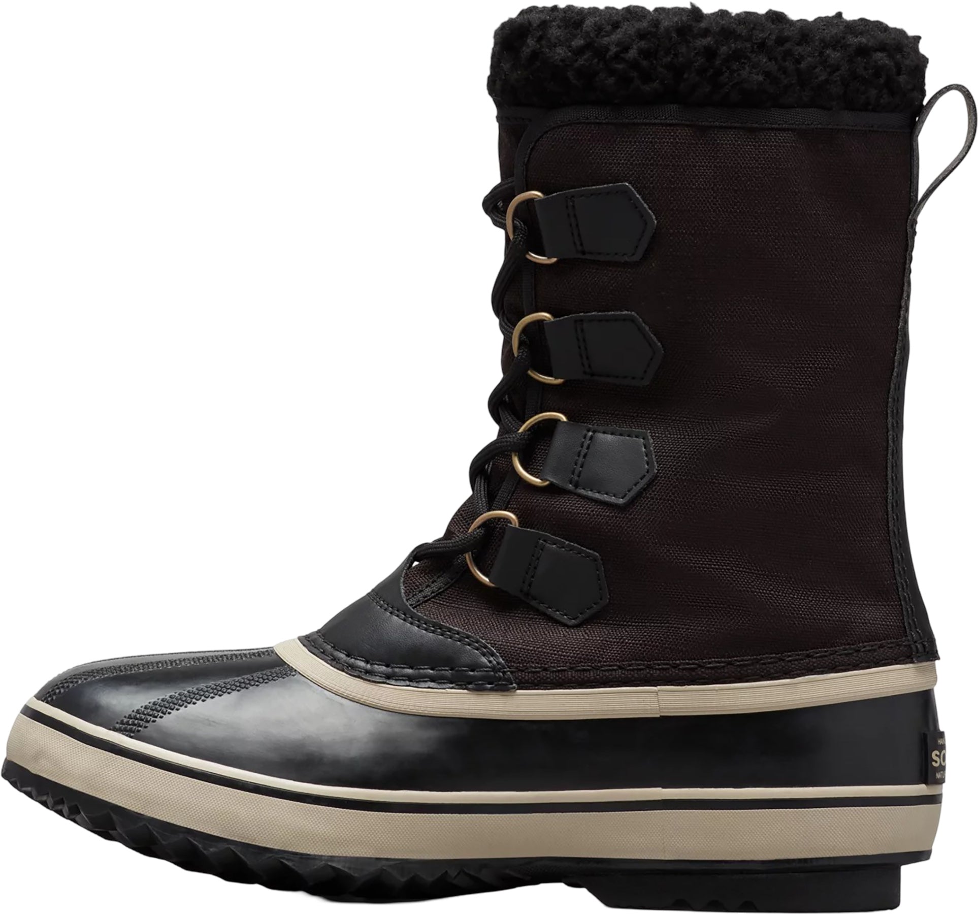 1964 PAC Men's Waterproof Nylon Boots - Durable & Comfortable for Outdoor Hiking, Hunting & Work - Black