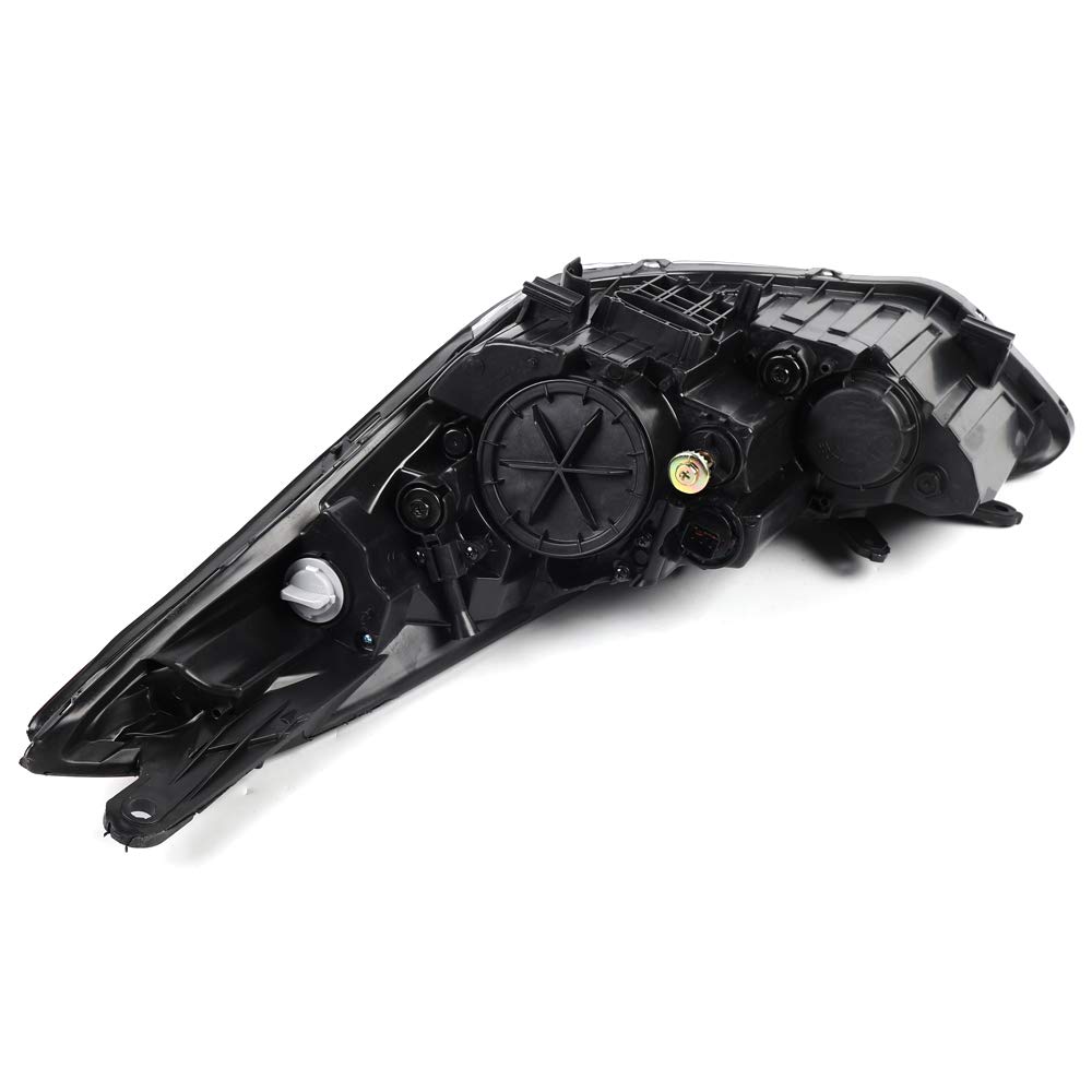 2011-2013 Hyundai Elantra Right Passenger Side Headlight Assembly - OEM Replacement Halogen Headlamp with Black Housing (Part# HY2502161) | Perfect for Night Driving & Foggy Conditions