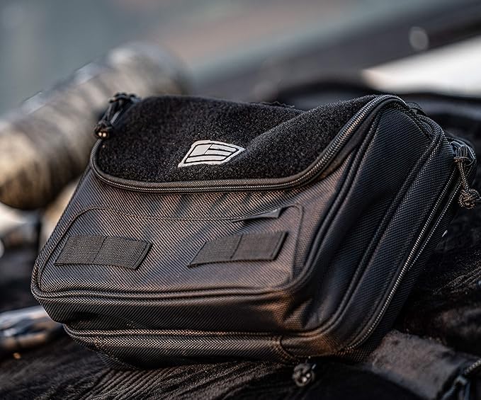Evolution Outdoor Tactical Double Pistol Case - 10 Inch 1680D Heavy Duty Soft Gun Case for 2 Handguns | Tactical Gear & Firearm Accessories | Perfect for Range Shooting, Hunting & Concealed Carry