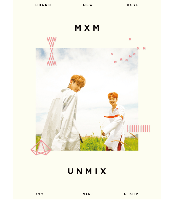 MXM (BRANDNEW BOYS) 'UNMIX' Album + Official Poster - K-Pop Music CD for Fans & Collectors | Perfect for Home Decor, Gift Giving & K-Pop Collections
