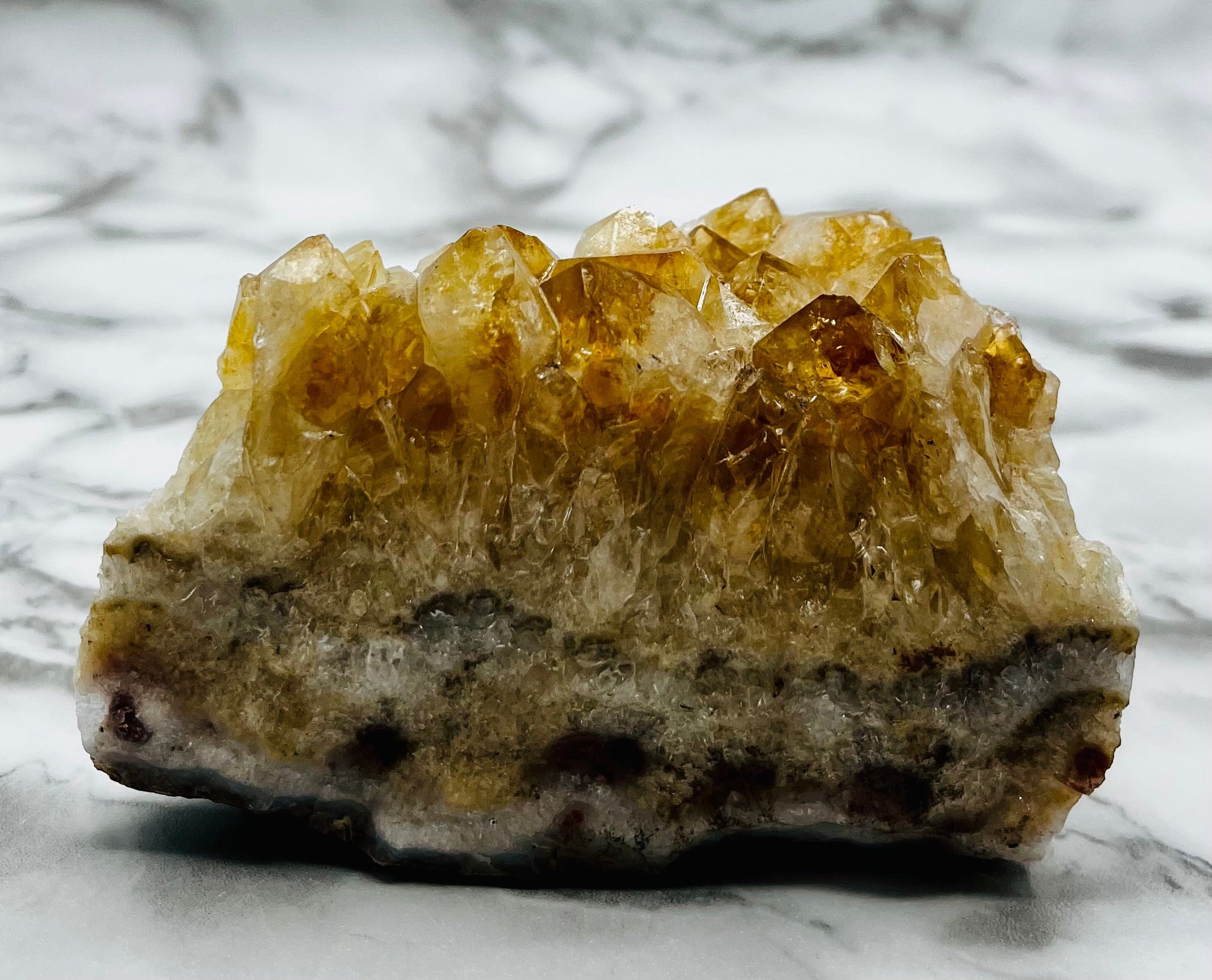 Natural Citrine Crystal Cluster - 31g Raw Citrine Stone for Healing, Meditation & Home Decor | Positive Energy, Spiritual Growth & Feng Shui Use