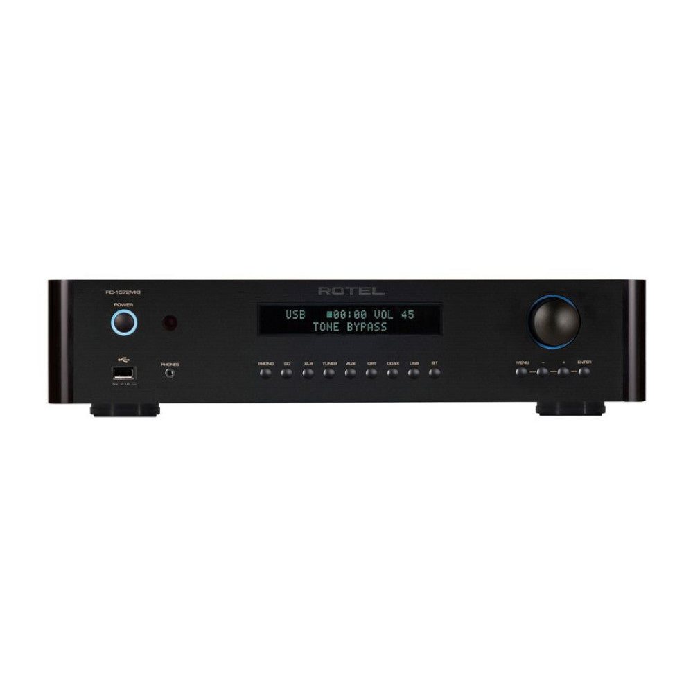 Rotel RC 1572 MKII High-End Stereo Preamplifier - Premium Audio Component for Home Theater & Hi-Fi Systems - Perfect for Audiophiles & Music Enthusiasts