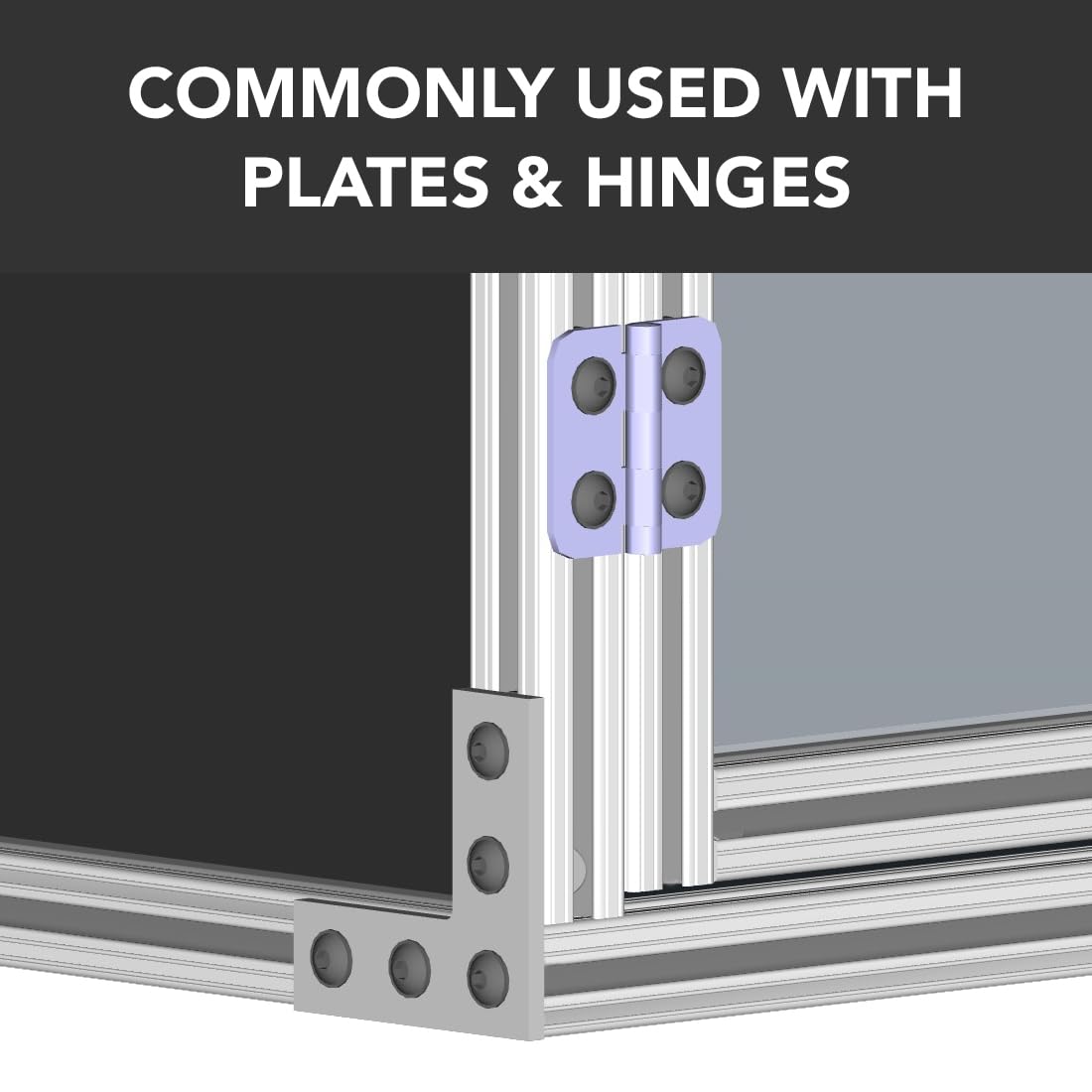 10 Series 1/4-20 Centered Slide T-Nuts (25 Pack) - Heavy Duty Steel Hardware for 1
