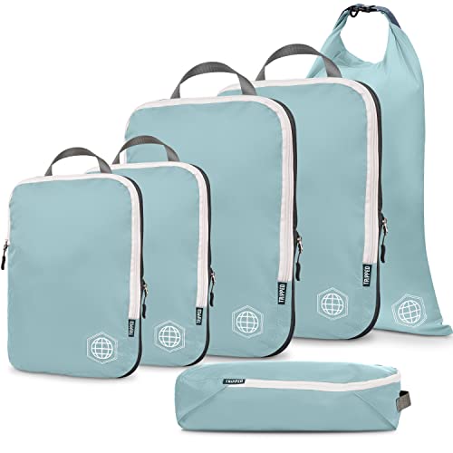 Dusty Teal/White