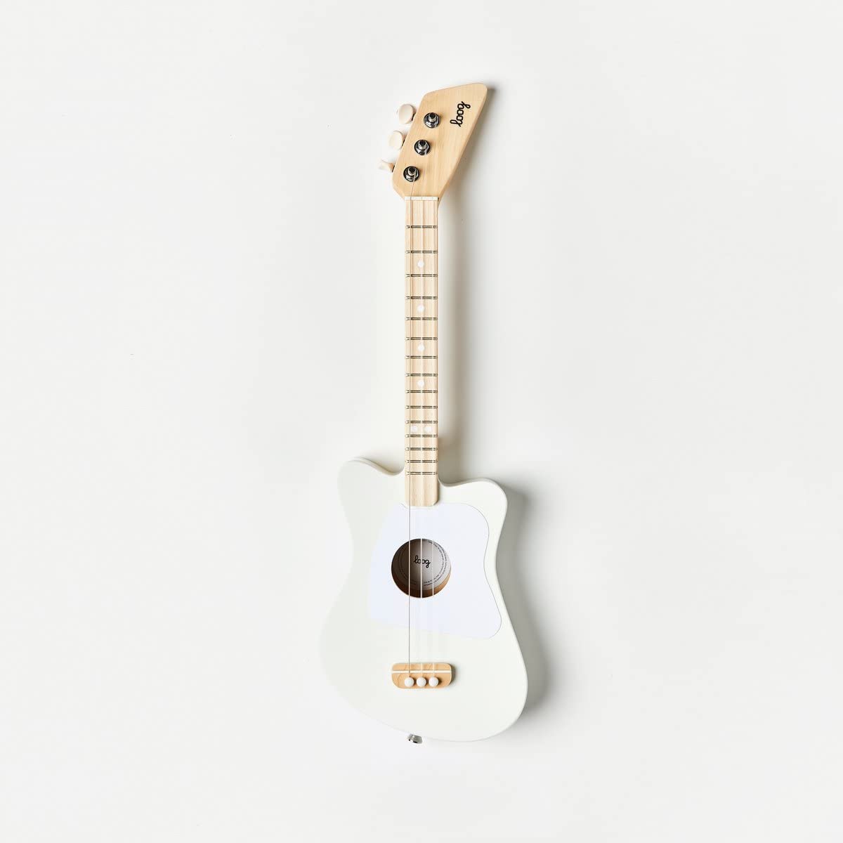 Loog Mini Acoustic 3-String Kids Guitar for Beginners Ages 3+ with Learning App & Lessons - Perfect for Toddler Music Education, Birthday Gifts & Early Childhood Development