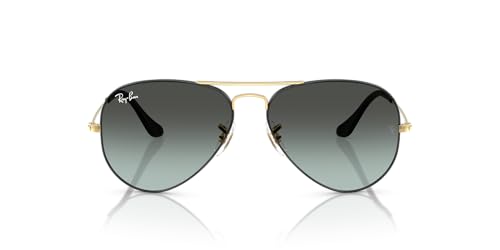 Black on Gold/Blue Vintage Gradient Black