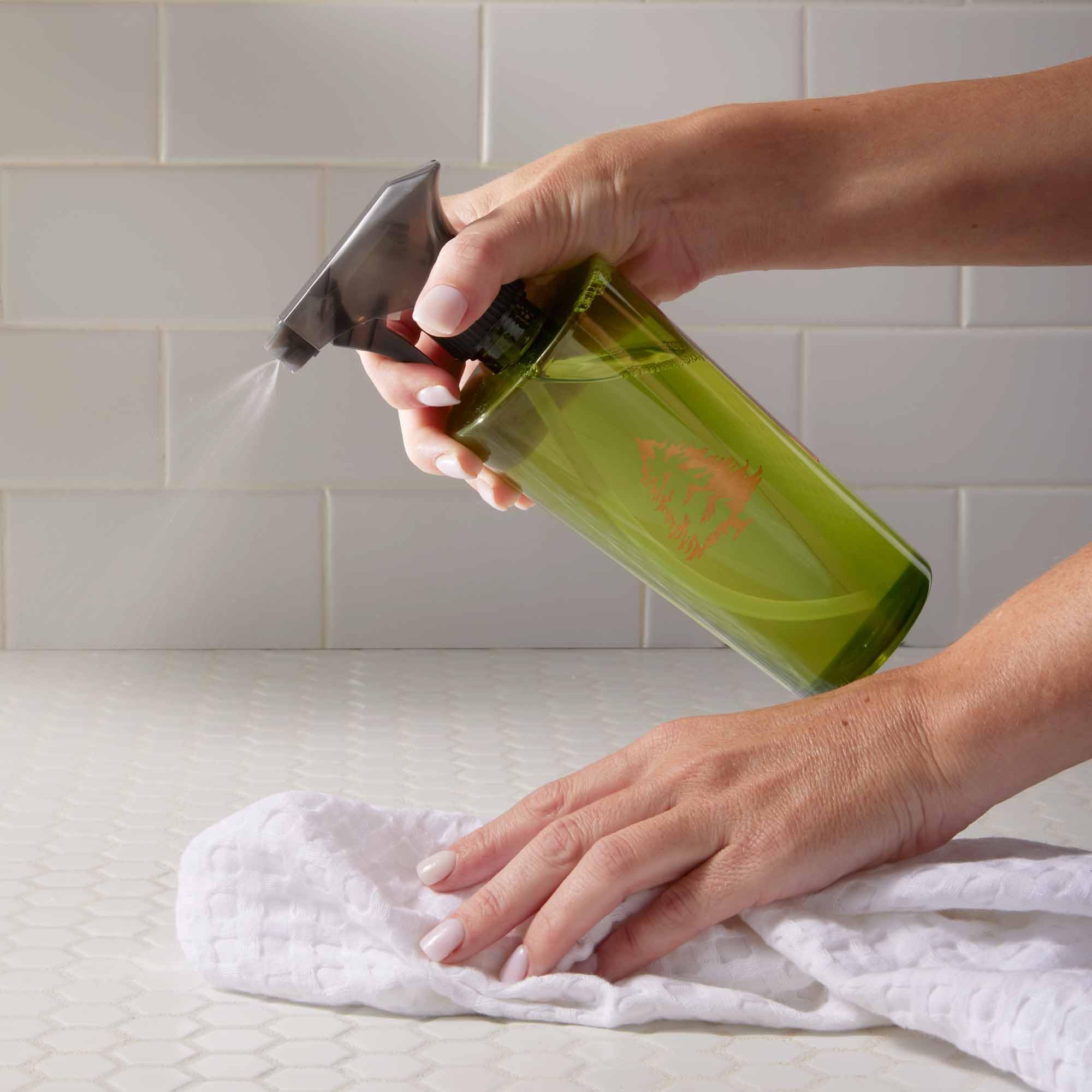Thymes Frasier Fir All-Purpose Cleaner - Biodegradable & Natural Essential Oil Formula - Multi-Surface Household Spray for Bathrooms, Kitchens, Countertops, Floors - Eco-Friendly Cleaning Solution (16 fl oz) - Perfect for Deep Cleaning & Daily Disinfecting