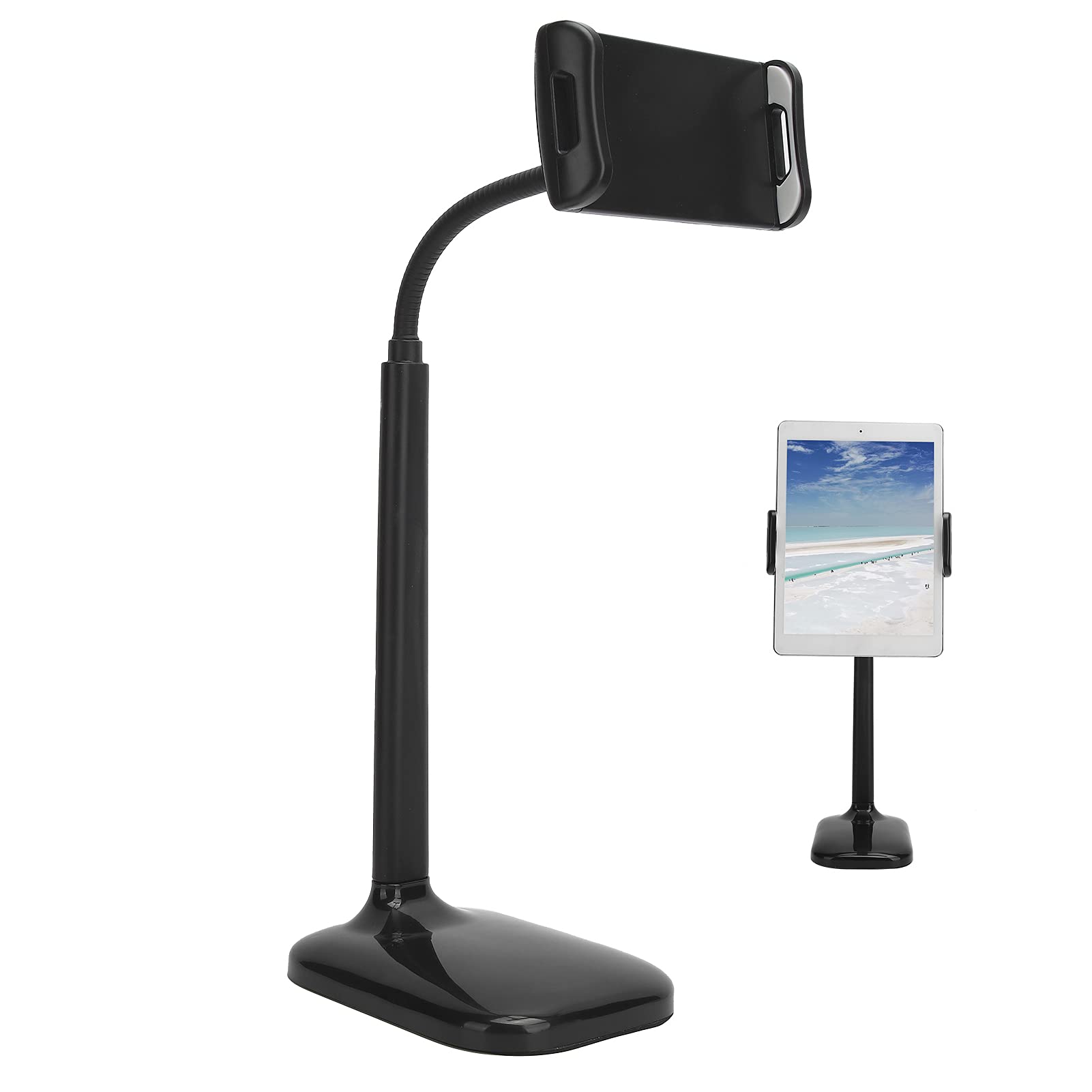 Ergonomic Phone Stand with Stable Structure - Multi-Functional Adjustable Holder for Smartphones & Tablets (Black) - Perfect for Desk, Office, and Home Use
