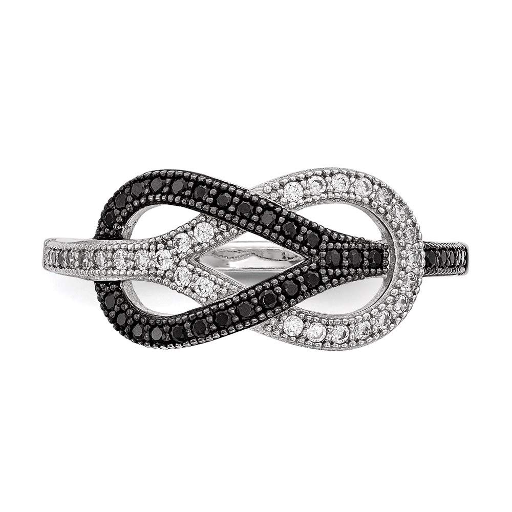 925 Sterling Silver Cubic Zirconia Brilliant Embers Ring - Dainty Stackable Wedding Band for Women | Elegant Fine Jewelry Gift for Her | Perfect for Anniversaries, Engagements & Special Occasions