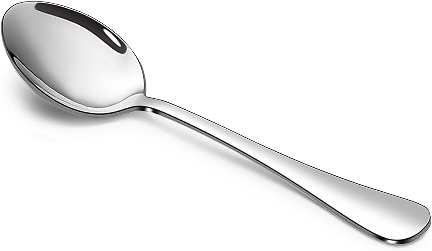 SANTUO 12-Piece Stainless Steel Dinner Spoon Set - 7.3