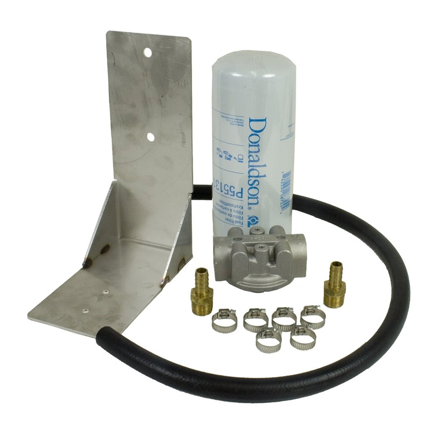 BD Diesel Performance 1050060 Remote Fuel Filter Kit - High Efficiency Replacement for Diesel Engines - Perfect for Off-Road Trucks, Heavy Duty Vehicles & Marine Applications
