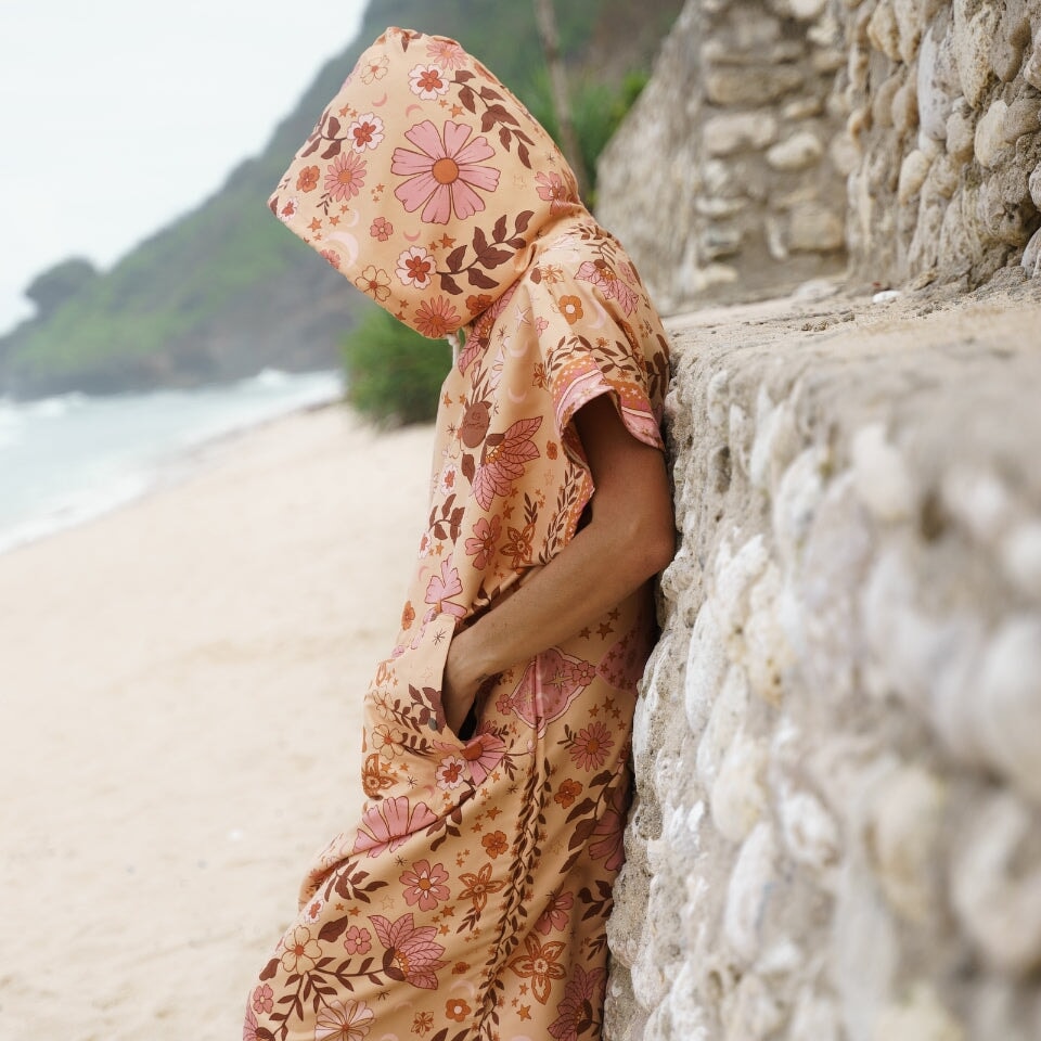 Boho Sun Beach Towel Poncho - Soft & Stylish Cover Up for Women - Perfect for Beach, Pool, Yoga & Travel - Quick Dry & Lightweight