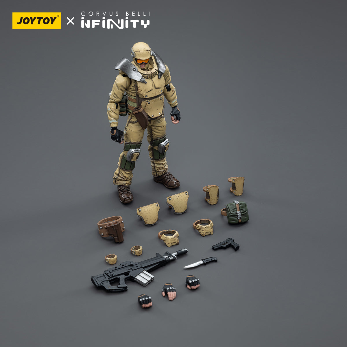 1/18 JOYTOY 3.75 Inch Military Action Figure Set - Infinity Ariadna Marauders 5307th Range Pack (4pcs) with Heavy S Ratnik | Collectible Miniature Soldiers for War Gaming & Display | Perfect for Tabletop Battles, Diorama Scenes, and Action Figure Collections