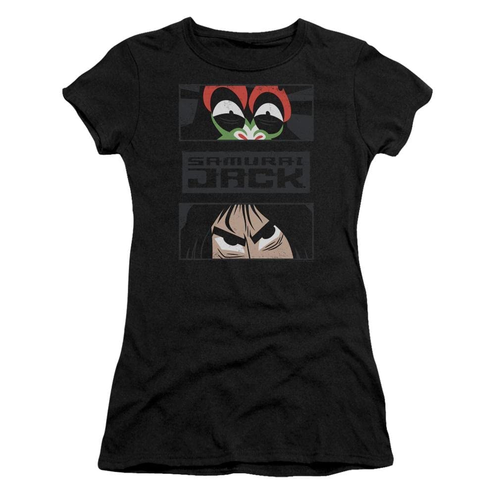 Samurai Jack Stare Down T-Shirt - Anime Graphic Tee for Fans