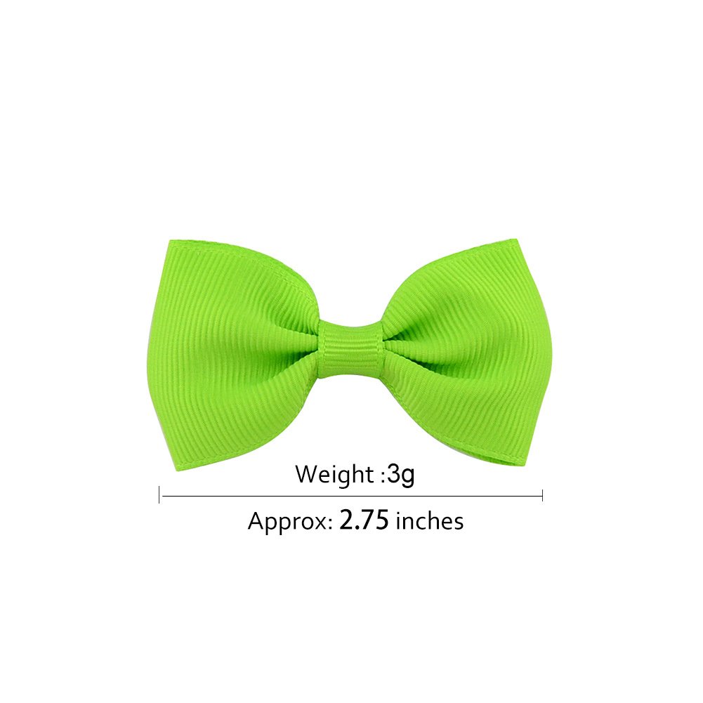 Oyfel 20PCS Mini Hair Bows for Baby Girls - Cute Ribbon Hair Clips with Alligator Clips for Toddlers, Kids & Teens | Perfect for Parties, School & Daily Outfits