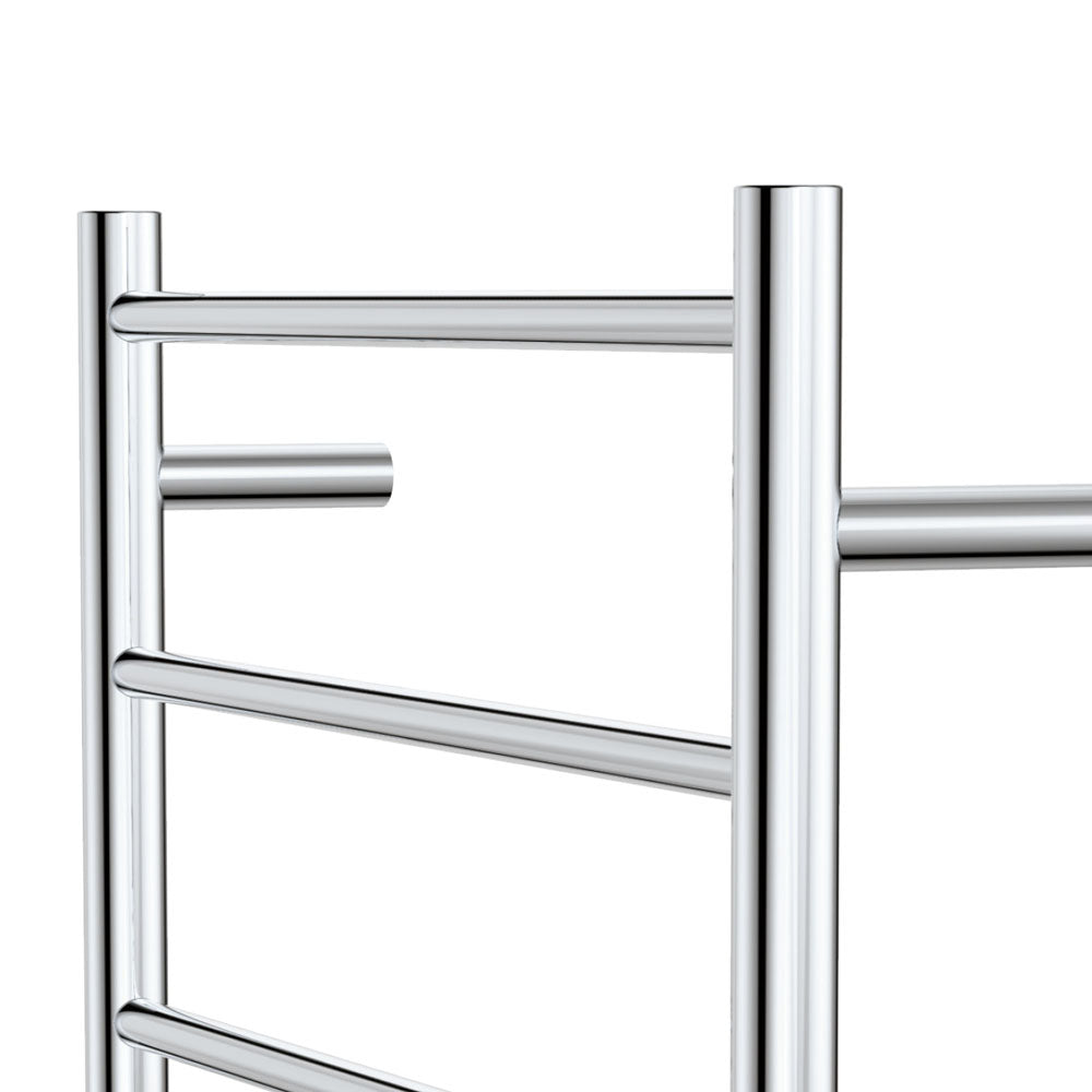 Fienza 82760120 Isabella Heated Towel Rail - 24 x 47 Inch Chrome Bathroom Towel Warmer | Perfect for Spa, Luxury Bathrooms & Cold Weather Comfort