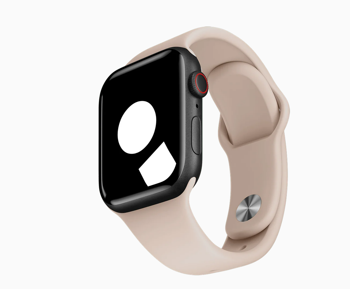 HOCO Sport Band Compatible with Apple Watch Series 1/2/3/4/5/6/7/8/SE 38mm 40mm 41mm - Soft Silicone Replacement Strap for Workout, Running & Daily Wear
