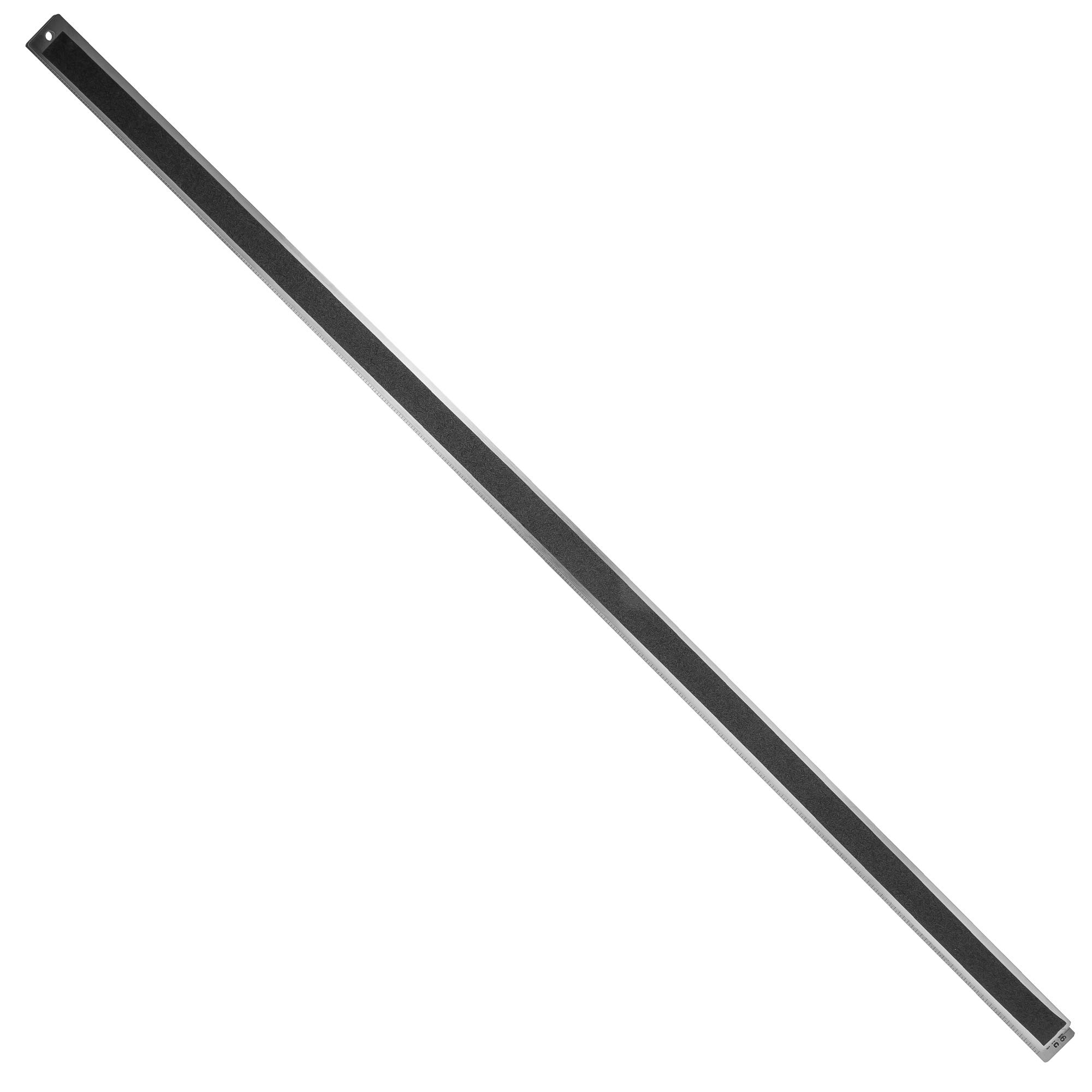 Pacific Arc 36-Inch Stainless Steel Ruler with Inch & Pica Measurements - Non-Slip Rubber Backing for Architects, Engineers, Drafting & DIY Projects