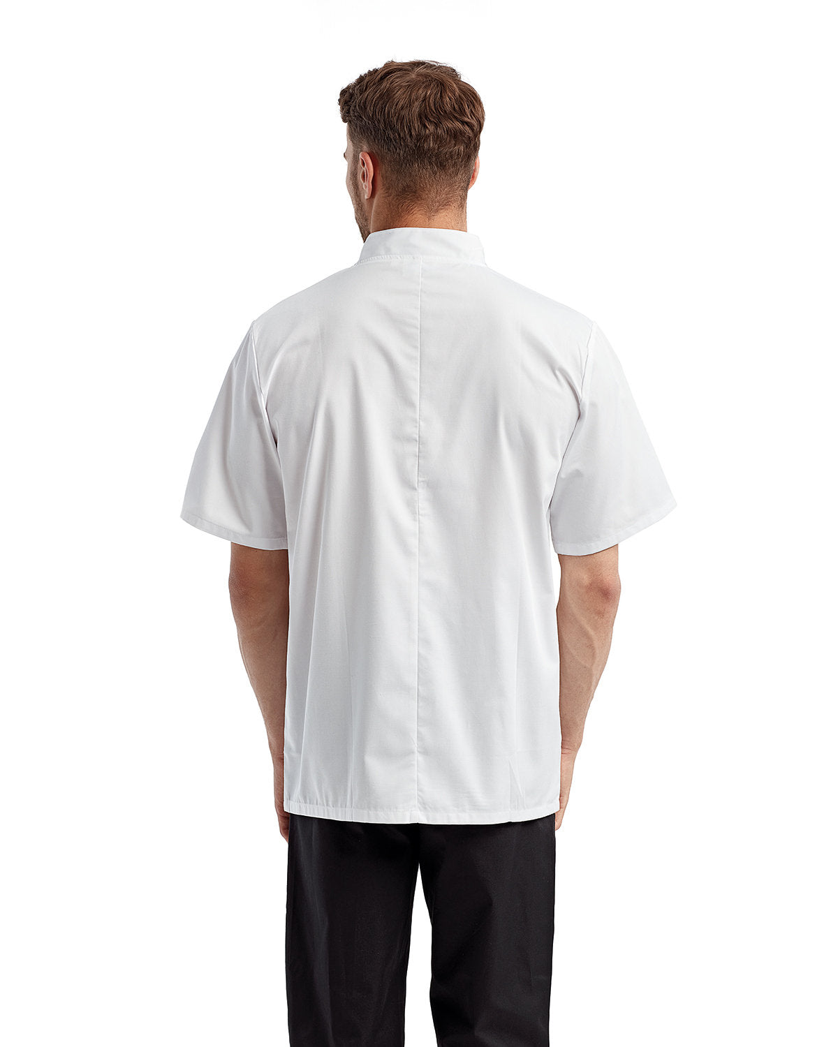 Reprime RP656 Unisex Short Sleeve Chef Jacket - Eco-Friendly Recycled Cotton - Perfect for Chefs, Cooks & Culinary Students - Restaurant & Kitchen Wear
