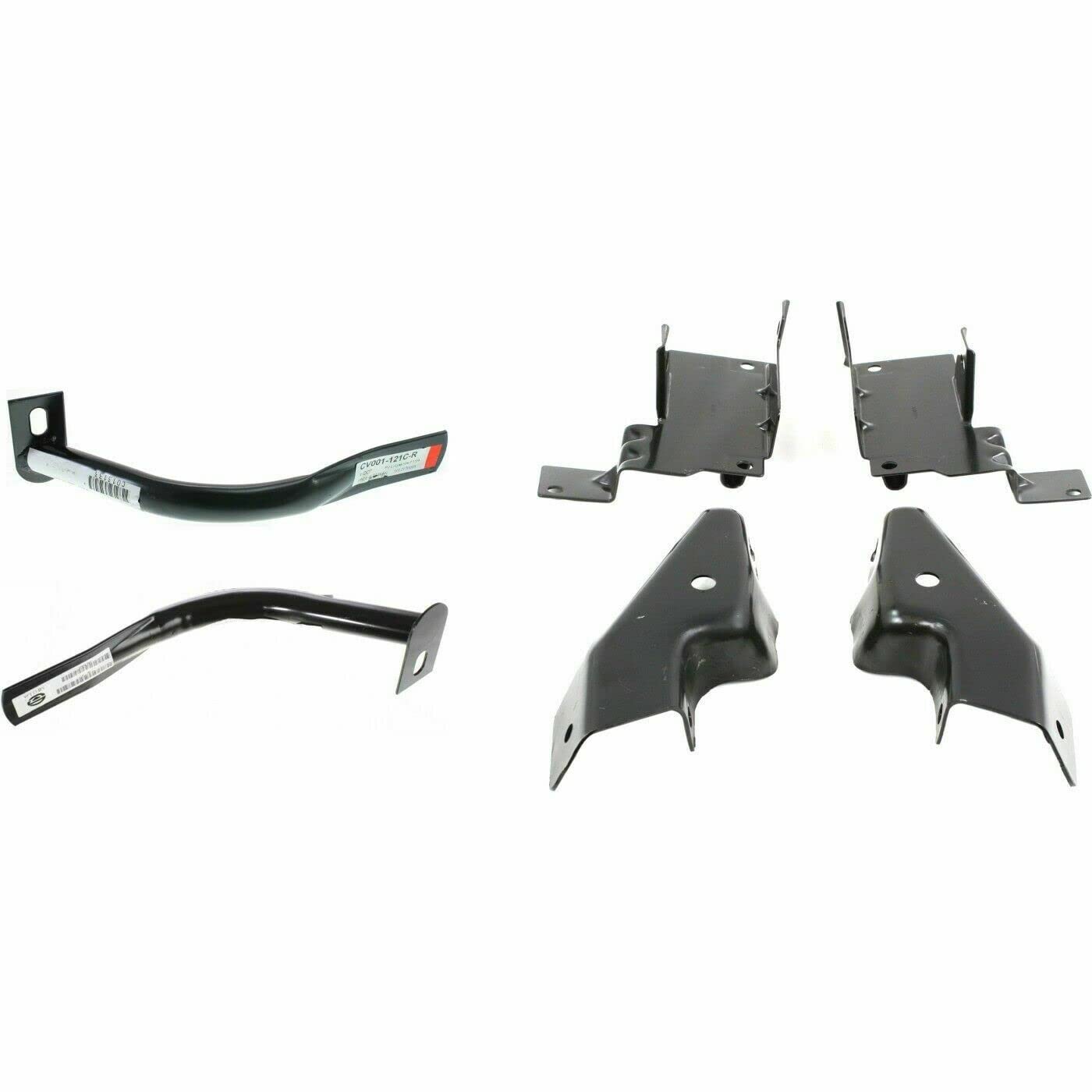 Chevrolet Silverado 1500 2003-2006 Front Bumper Brackets Set - 6-Piece Direct Replacement (Left Driver & Right Passenger Side) - Compatible with Part Numbers 15184117, 15184116, GM1061101, GM1066159, GM1067159 - Perfect for Off-Roading, Daily Driving & Bumper Repair