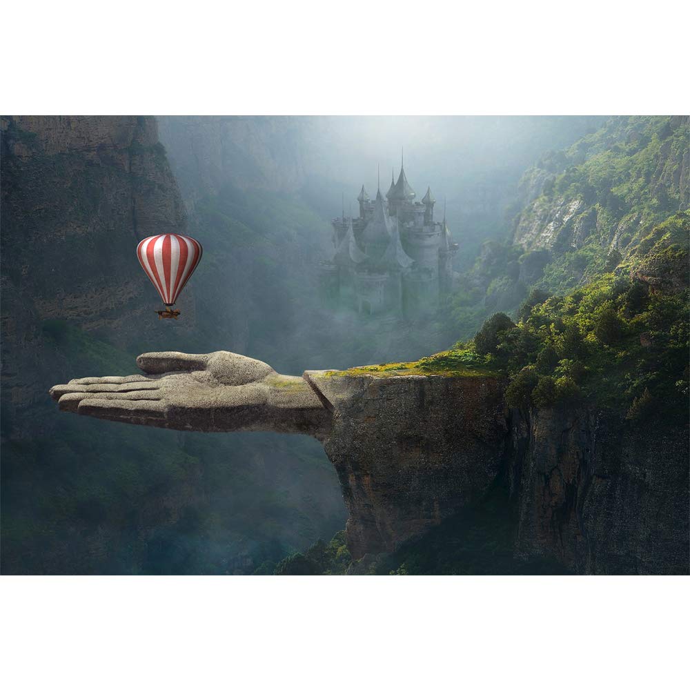 IDEA4WALL Fantasy Landscape Wall Murals - Removable Peel and Stick Wallpaper for Bedroom Decor (66x96 inches) - Perfect for Nursery, Living Room & Home Office Accent Walls