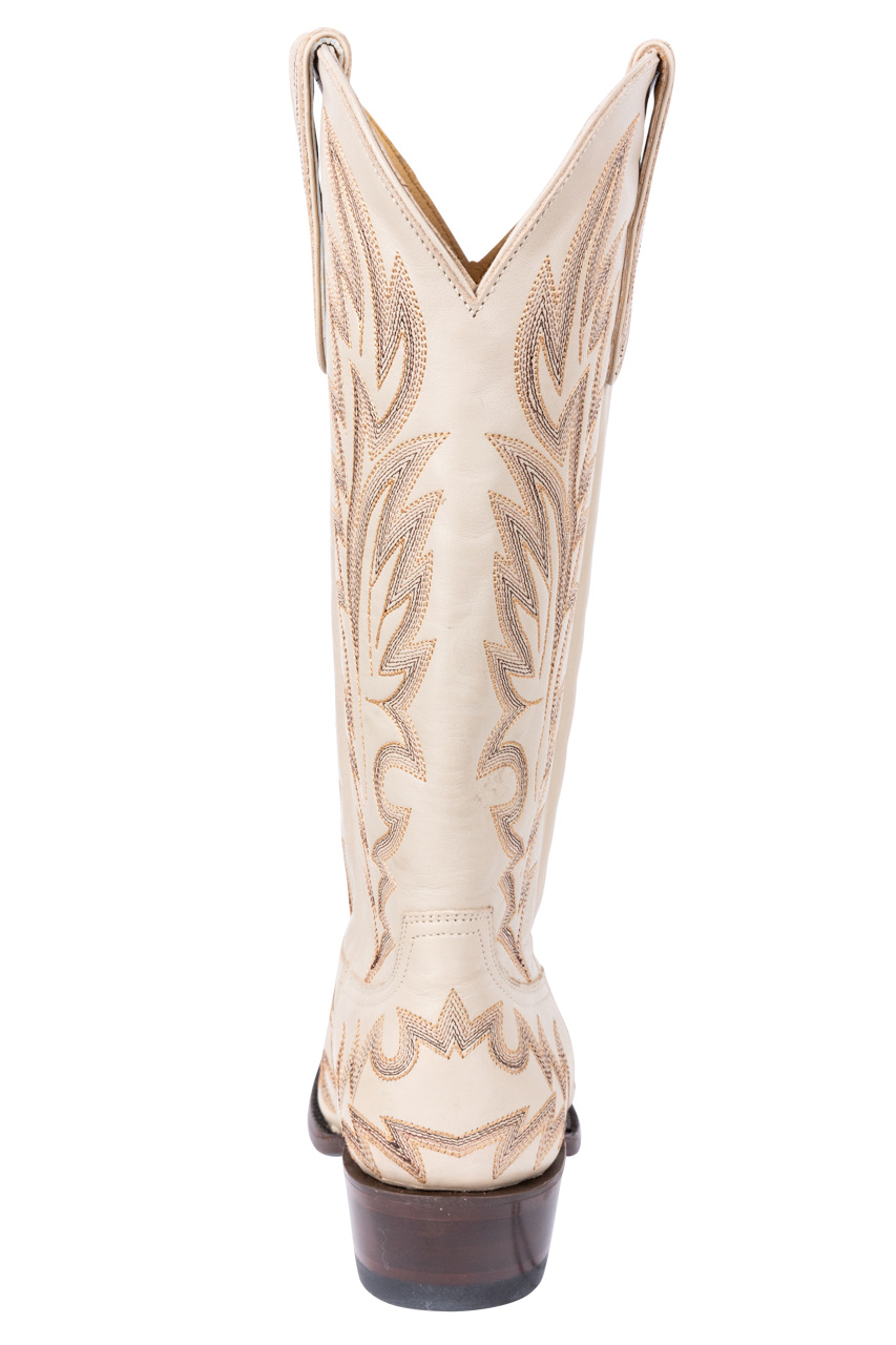 Old Gringo Yippee Ki Yay Wilkie Cowgirl Boots in Bone - Western Style Women's Riding Boots for Country Music Festivals & Rodeo Events