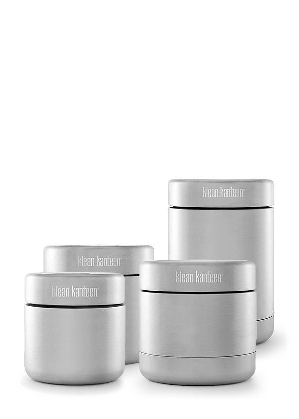Klean Kanteen Stainless Steel Food Storage Canister Set - Airtight Containers for Meal Prep, Camping & Kitchen Organization (BPA-Free, Eco-Friendly)