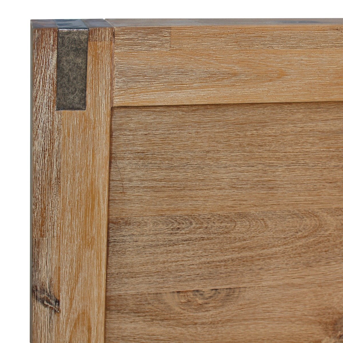 Luxe Nowra King Single Size Solid Wood Acacia Bed Frame in Oak Finish - Perfect for Modern Bedrooms & Guest Rooms