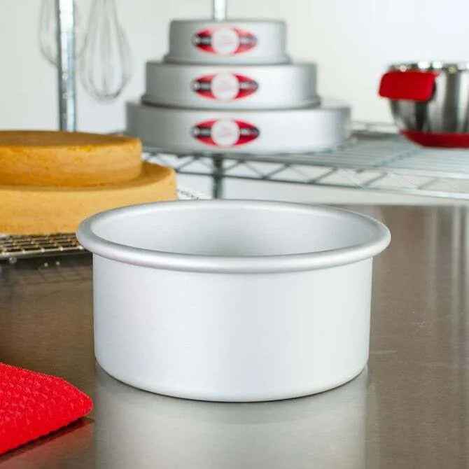 Fat Daddio's Pro Series 3-Inch Height Round Cake Pan - Perfect for Baking Layer Cakes, Cheesecakes & Birthday Cakes