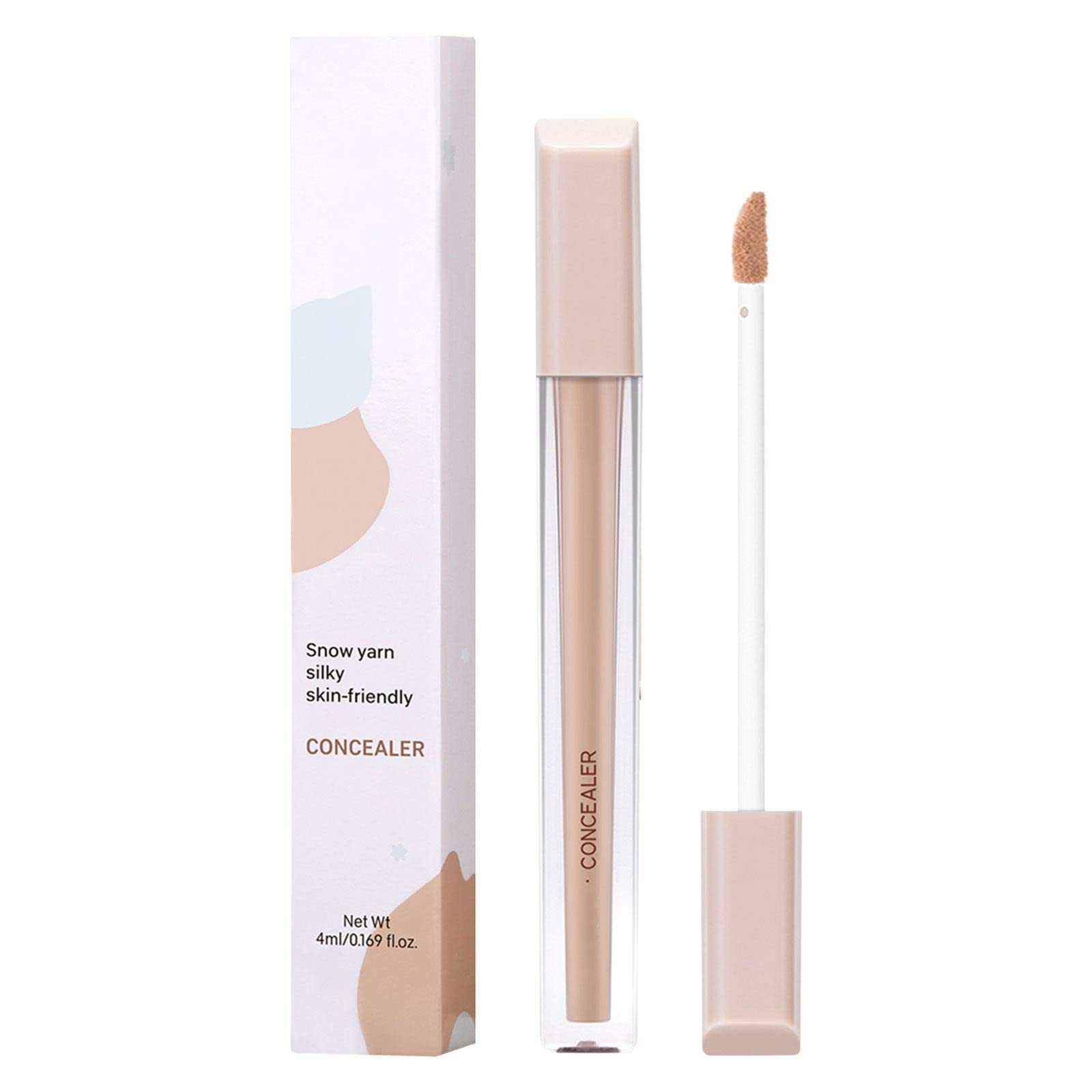 Best Waterproof Concealer Pen 4ml - Cover Dark Circles, Spots & Blemishes - Long-Lasting & Sweat-Proof - Perfect for Daily Makeup & Touch-Ups