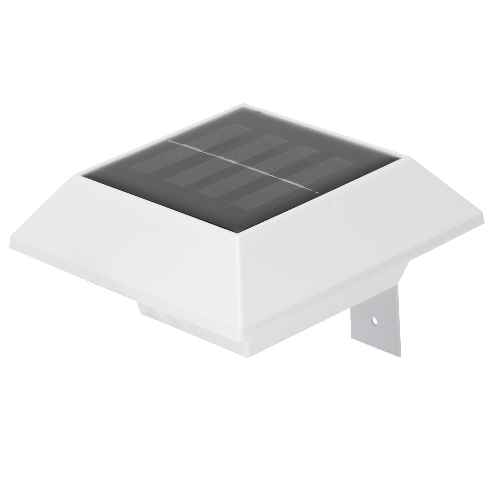 01 Solar Garden Wall Lamp - 4 LED High Brightness Outdoor Light for Fences, Courtyards, Patios & Sinks | Waterproof & Energy Efficient Landscape Lighting for Pathways, Driveways & Backyards