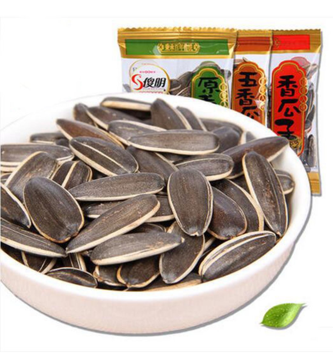 Premium Original Flavor Sunflower Seeds Snacks - Helen Ou Brand - 500g/17.63oz/1.10lb - Perfect for Movie Nights, Road Trips & Healthy Snacking