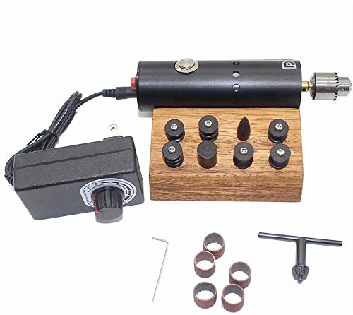 Professional DIY Vegetable Tanned Leather Edge Grinder - Electric Leather Polishing & Burnishing Machine with Power Plug - Perfect for Leather Crafting, Shoe Repair & Handmade Accessories Making