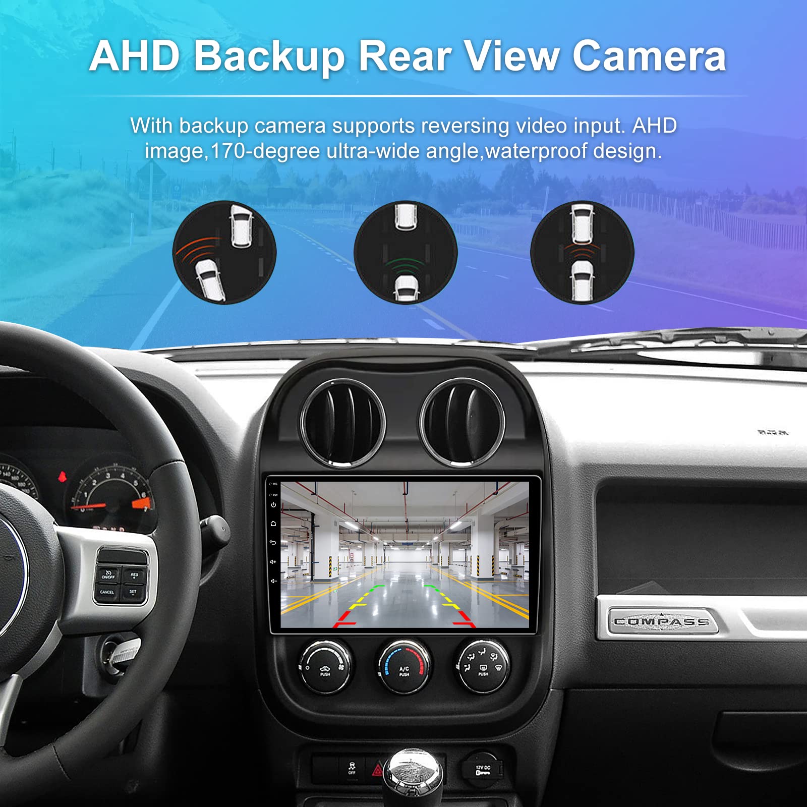 4G+32GB Android 13 Car Stereo with 5G WiFi & 10.1