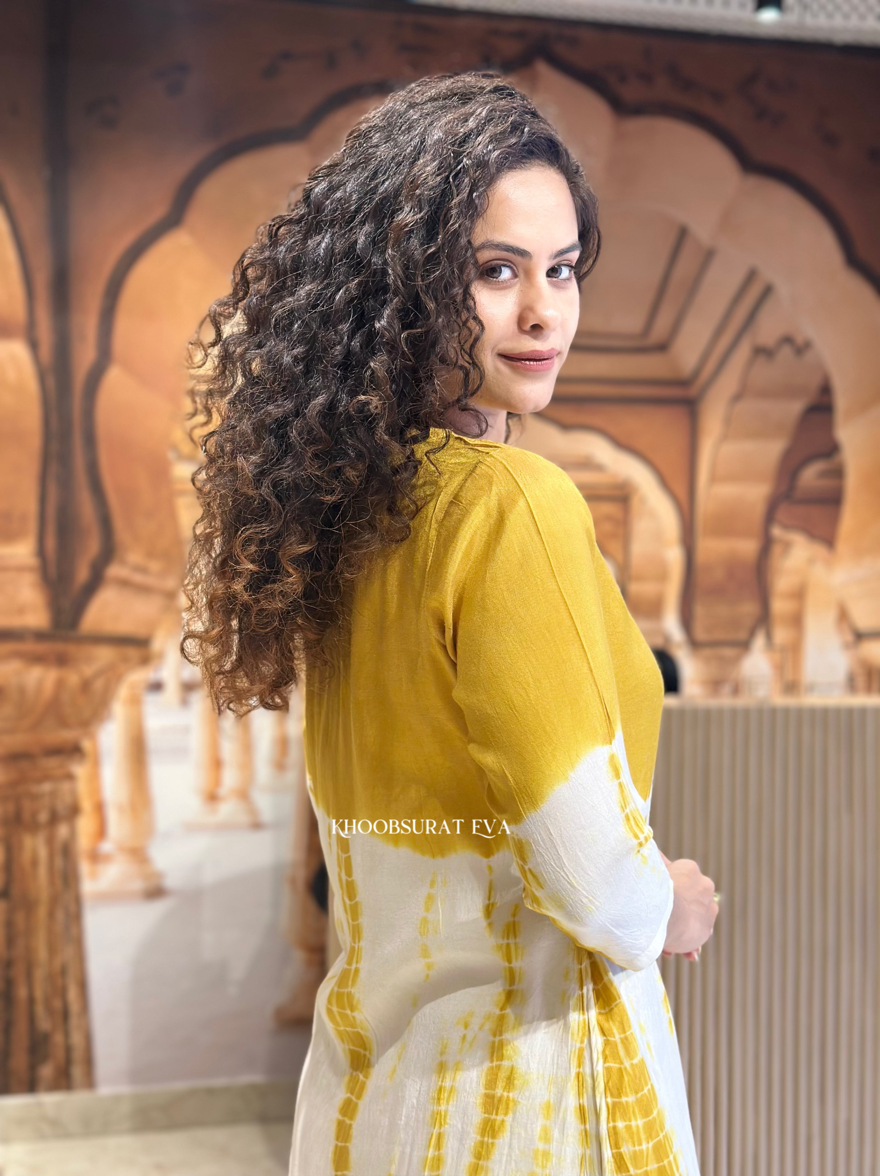 Stylish Touch Glow Yellow Kurta Set for Women - Traditional Indian Ethnic Wear for Festivals, Weddings & Special Occasions
