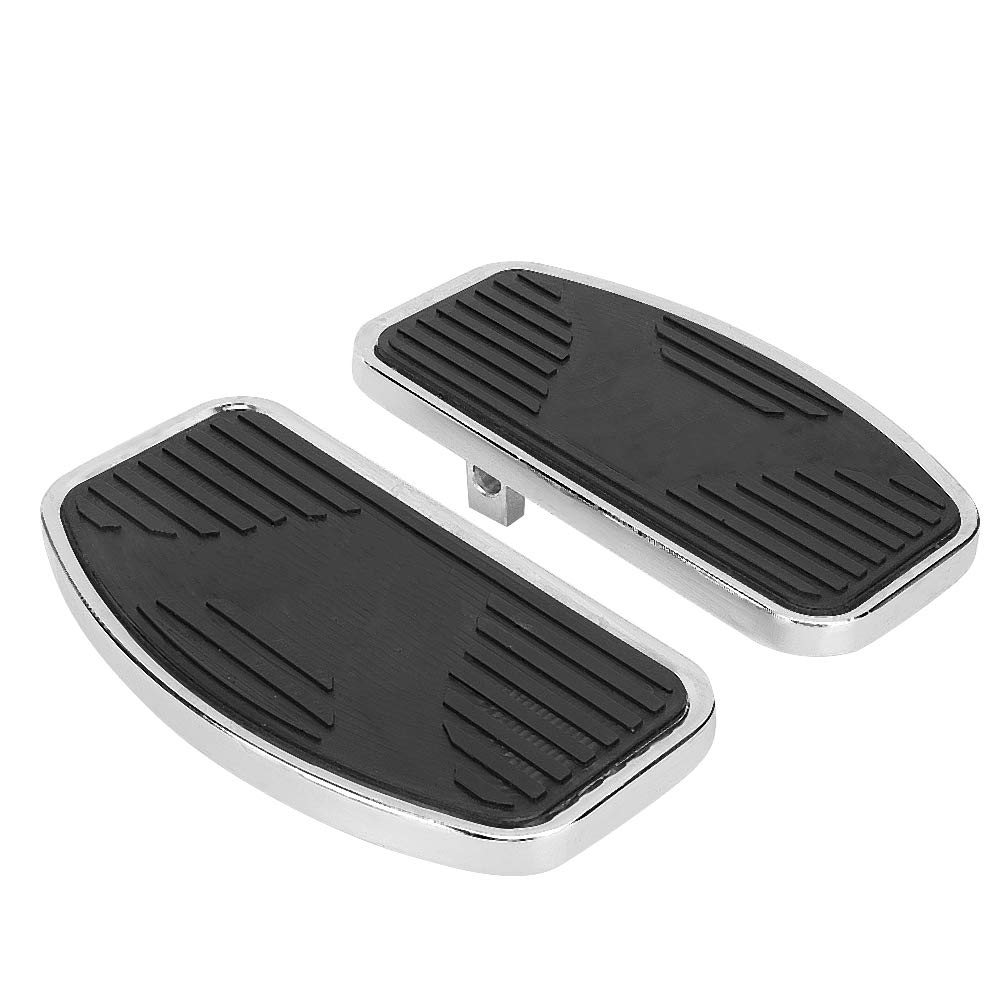 KIMISS Motorcycle Floorboards Front Footboard Rubber Insert Pedal Foot Peg Footrest for Honda Shadow ACE VT400/750 VT750DC Deluxe 1997-2003 - Durable Replacement for Comfortable Riding & Long Distance Touring