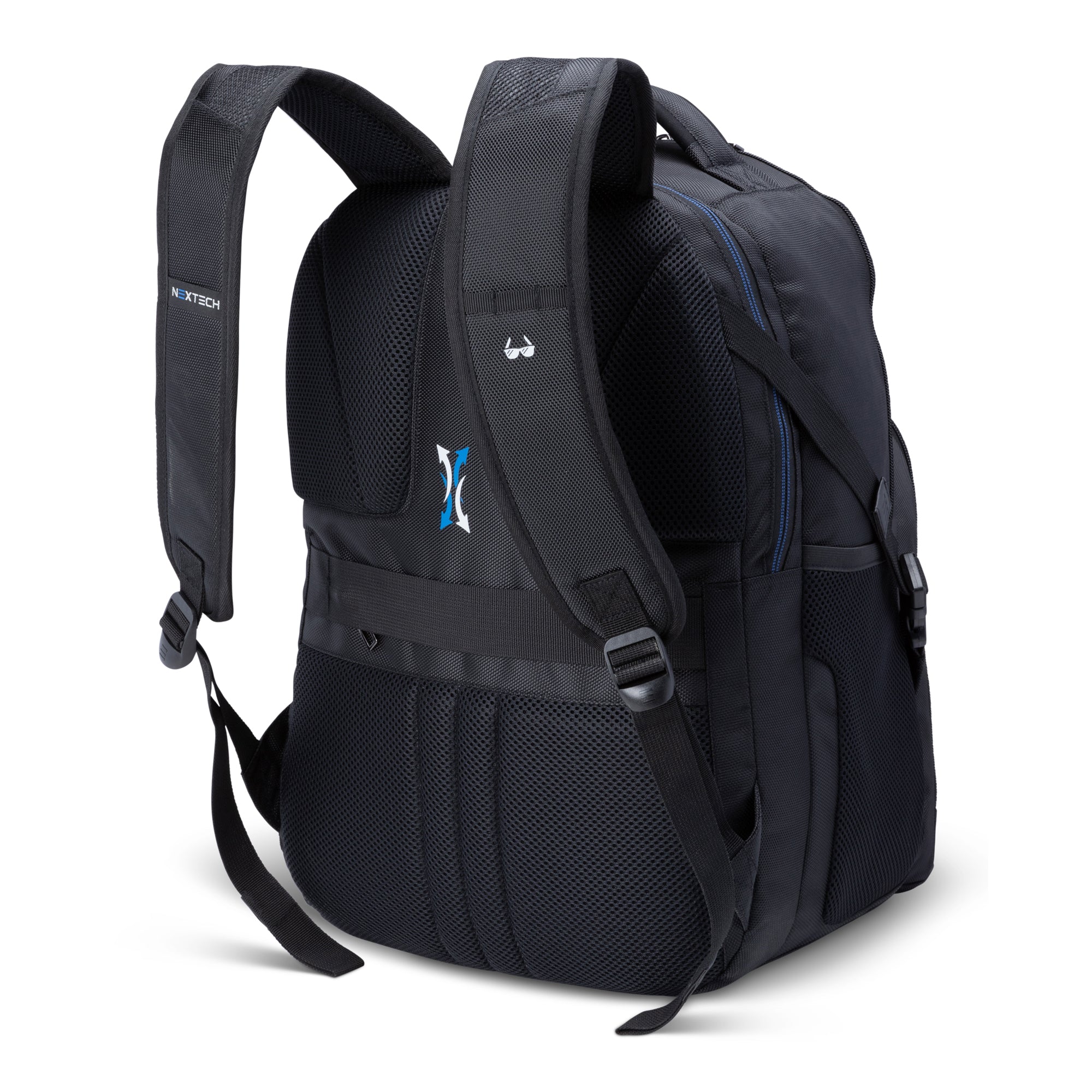 Nextech Professional Business Backpack for Men & Women - Durable Laptop Backpack with USB Charging Port - Perfect for Office, Travel, and Commuting