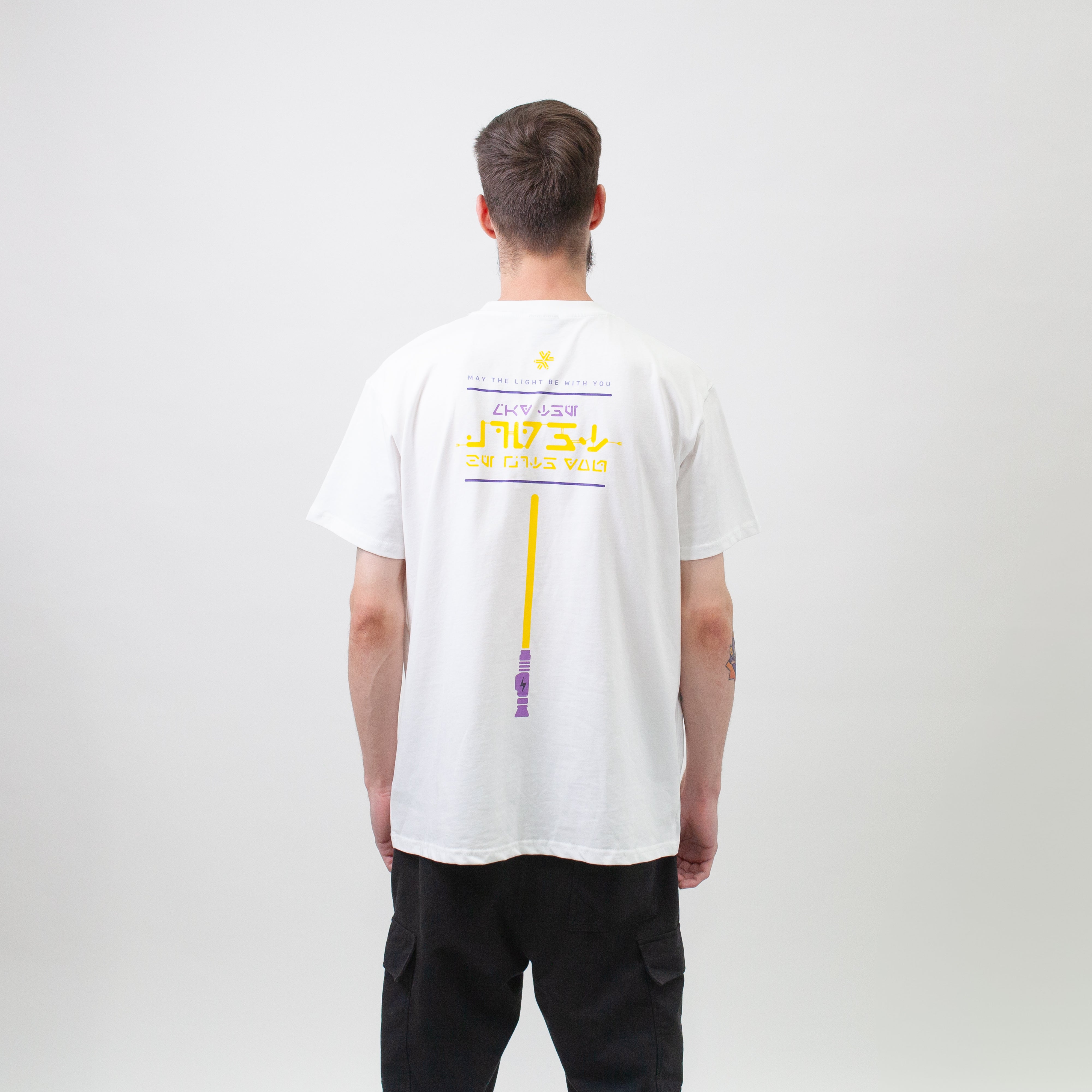 Light My Bricks™ Star Wars Lightsaber T-Shirt - Cool Jedi & Sith Inspired Graphic Tee for Men & Women - Perfect for Cosplay, Conventions & Everyday Wear