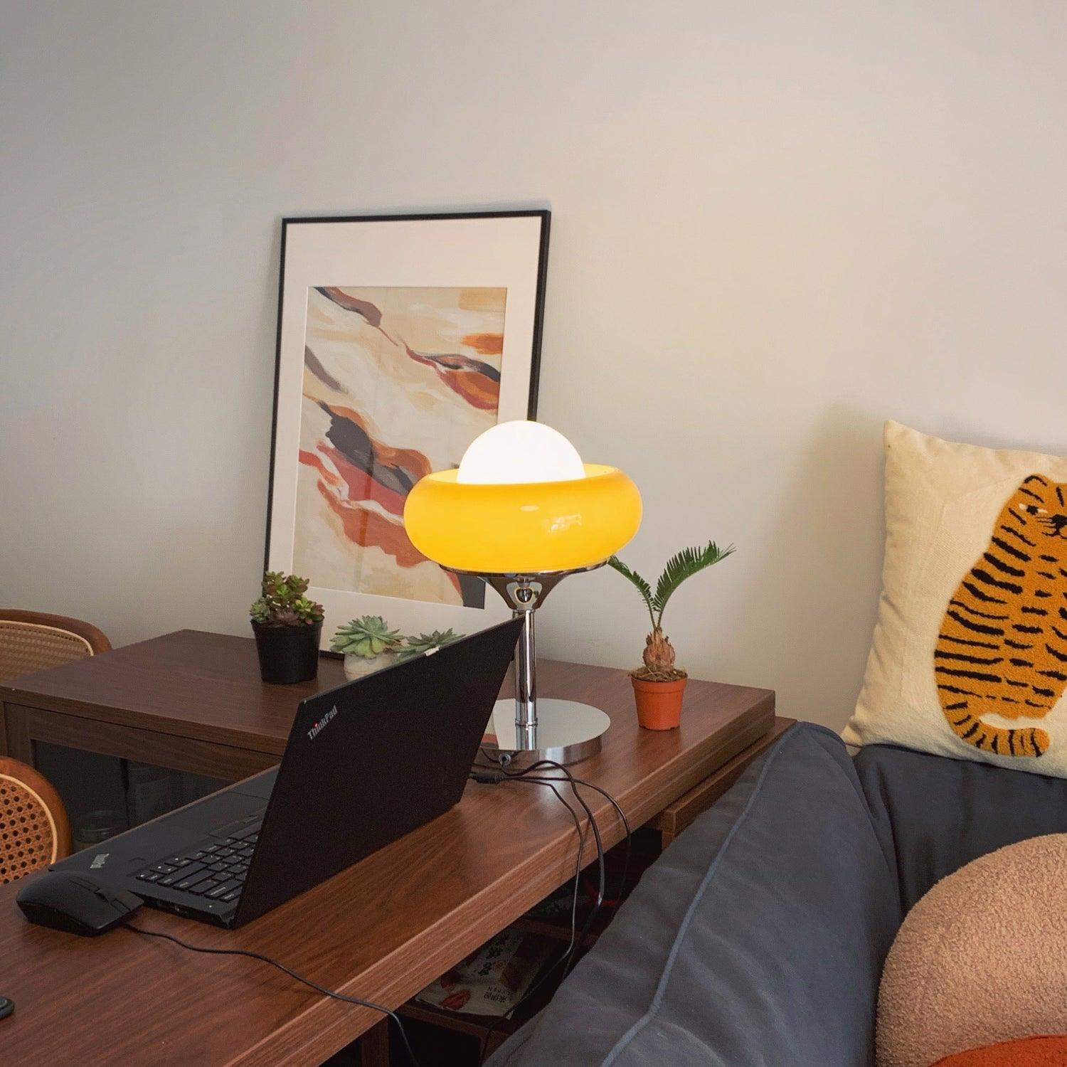 Harvey Table Lamp - Modern LED Desk Lamp with Adjustable Brightness, Perfect for Home Office, Bedroom, and Study Room Lighting