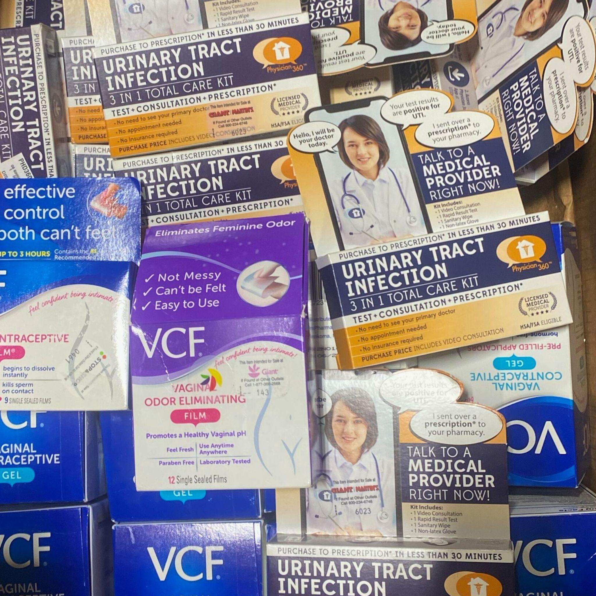 35 Pcs VCF & UTI Test Strips Combo Pack - Home Urinary Tract Infection Screening & Vaginal Contraceptive Film - Perfect for Travel, First Aid Kits & Women's Health Care