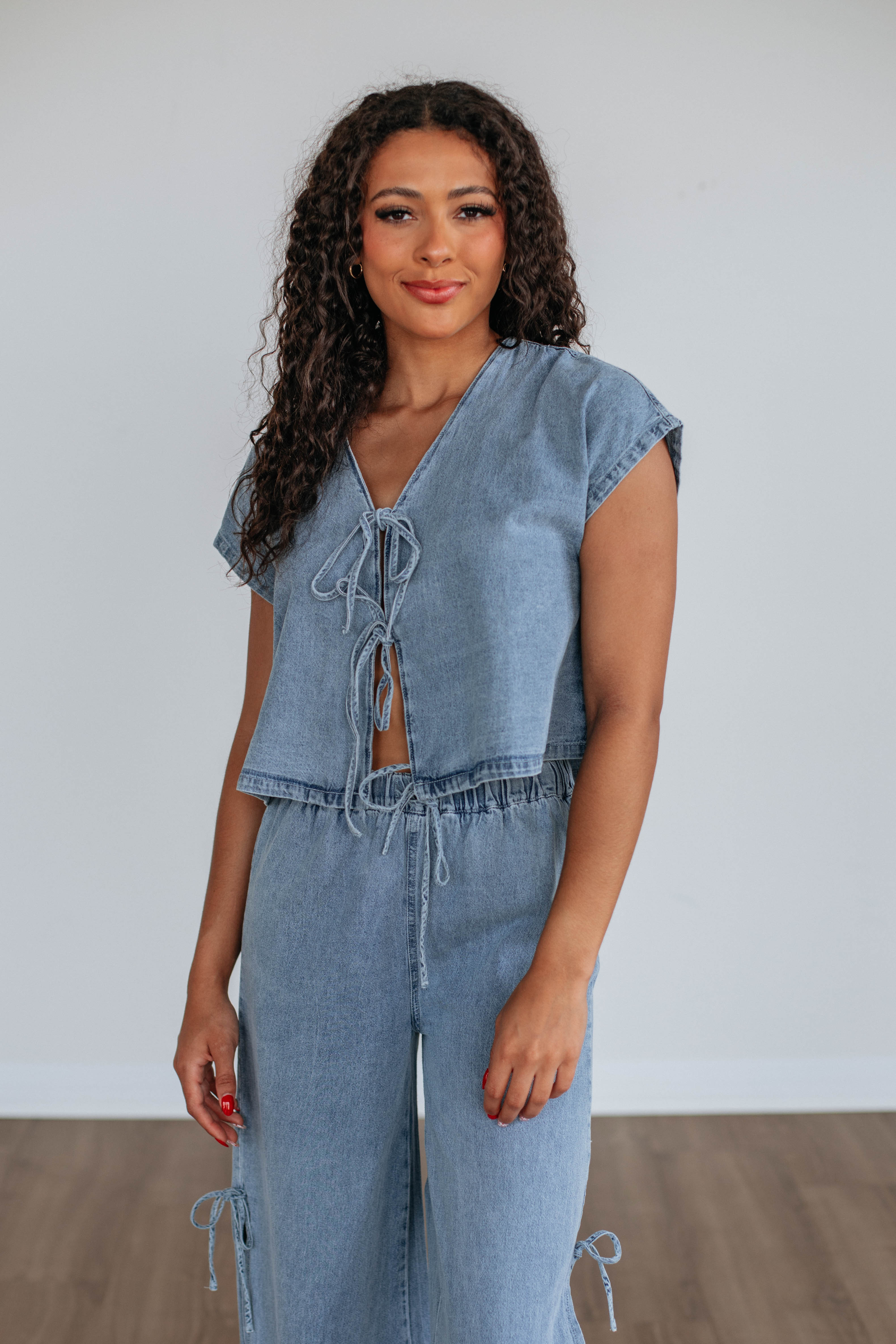 Dove Denim Top for Women - Stylish Casual Shirt with Comfort Fit - Perfect for Everyday Wear, Outings & Layering