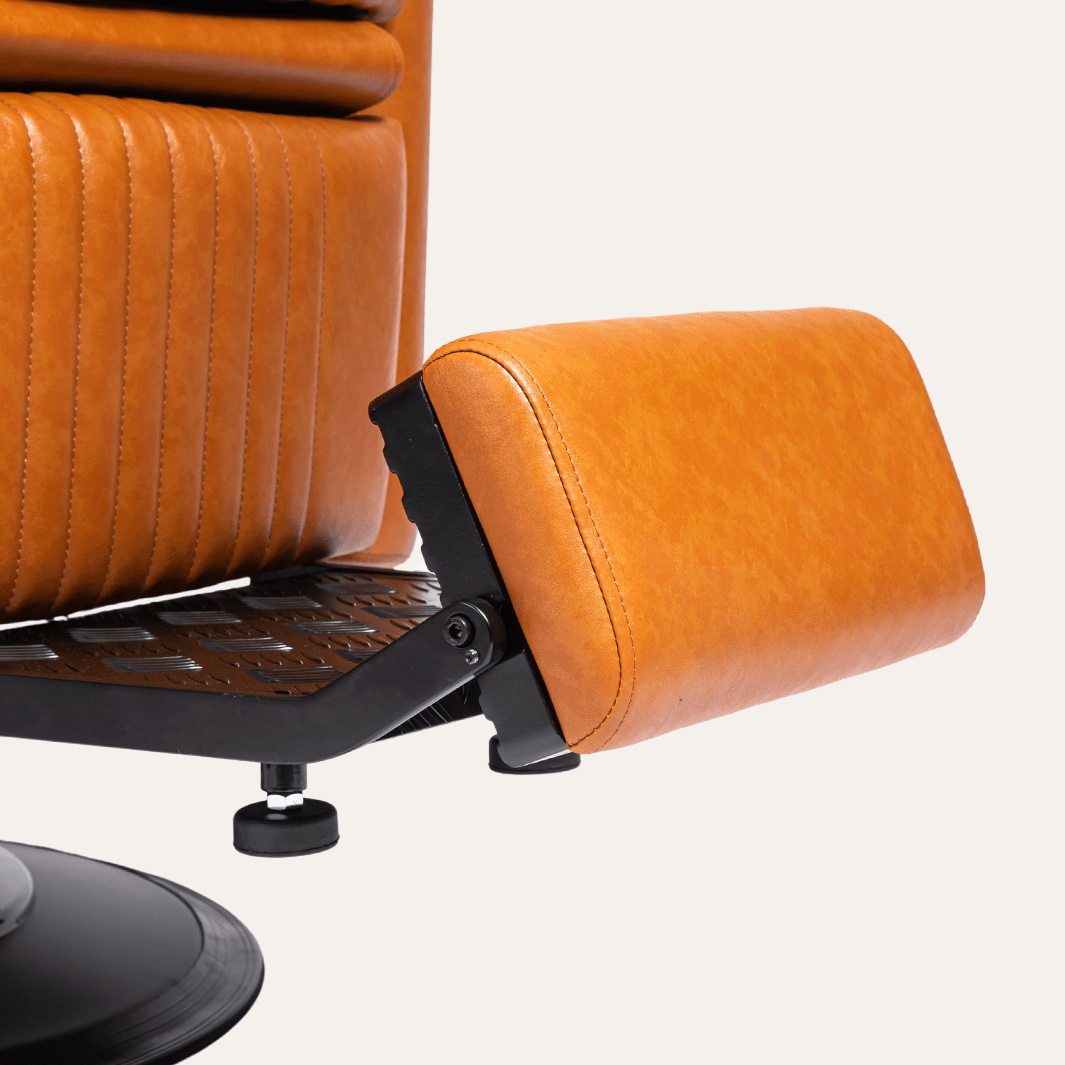 Professional BARBER CHAIR for Salon & Home Use - Heavy Duty Hydraulic Styling Chair with Adjustable Height & Reclining Back - Perfect for Haircuts, Shaves & Styling