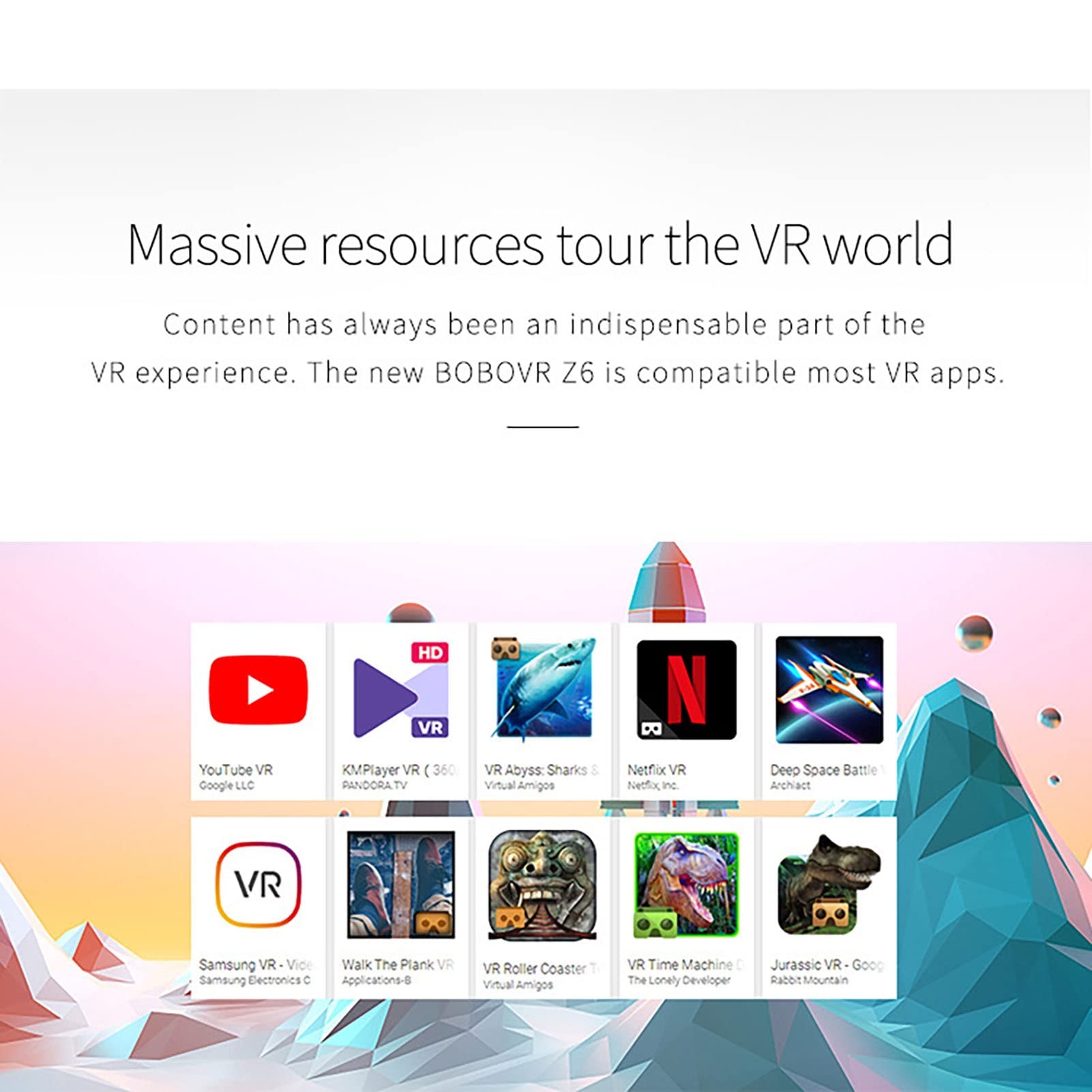 3D VR Virtual Reality Headset with Remote Controller, Wireless Bluetooth VR Glasses for IMAX Movies & Gaming, Stereo VR Viewer Compatible with iPhone iOS/Android 4.7-6.3